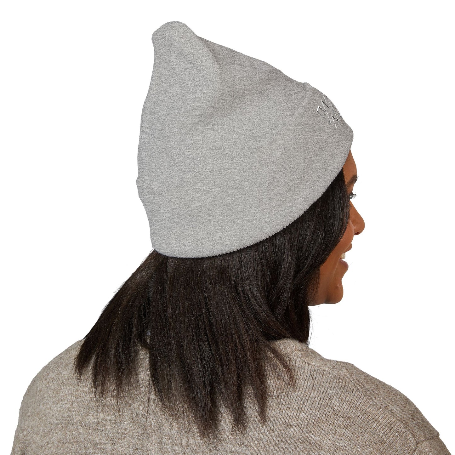 Embroidered Classic Cuffed Beanie — Cozy Everyday Knit Hat