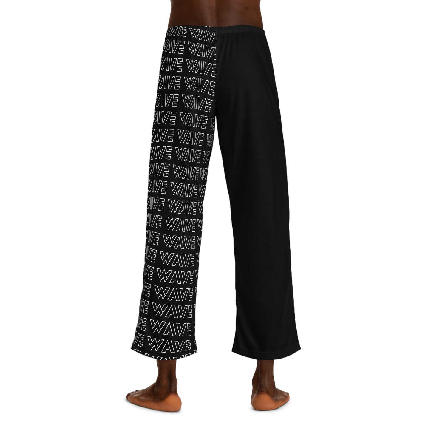 Men's Wave Graphic Pajama Pants - Relaxed Fit for Cozy Nights