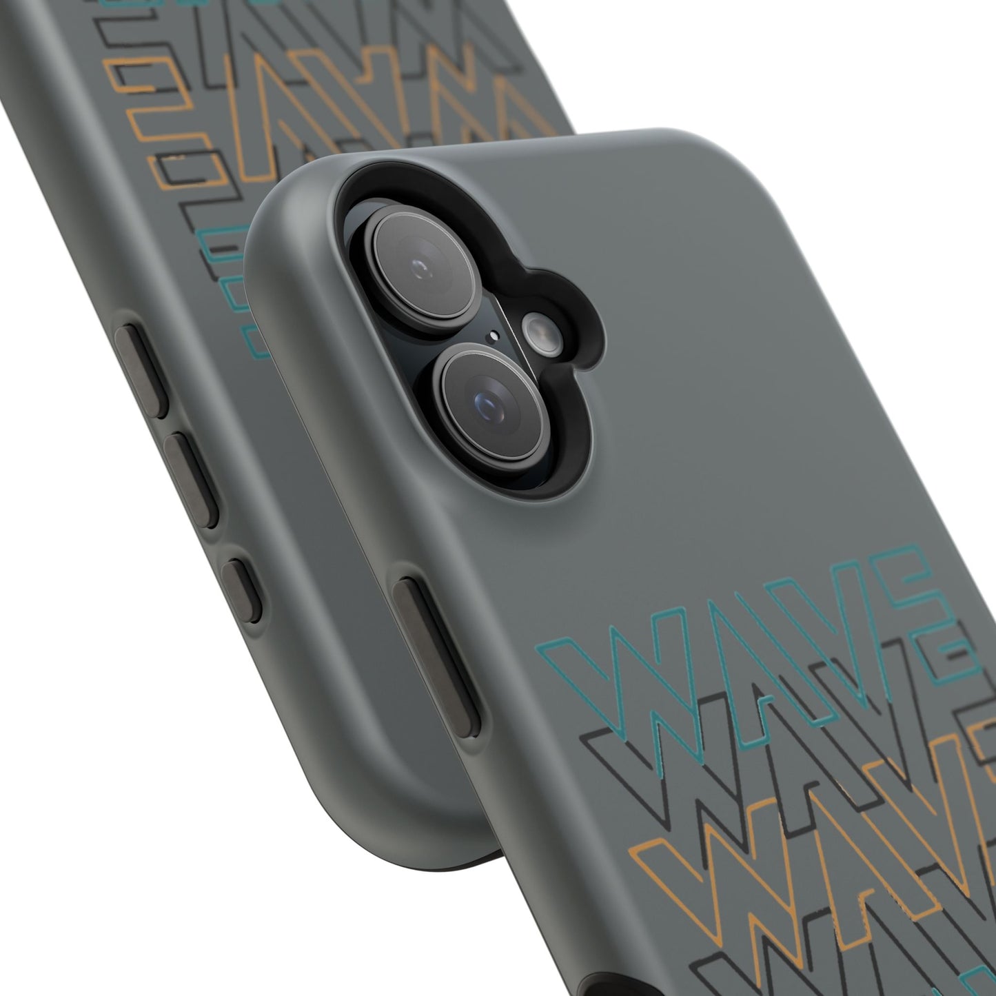 Stylish Magnetic Tough Cases | Wave Pattern Phone Case, Durable Phone Cover, Trendy Accessory for All Ages, Perfect Gift, Phone Protection
