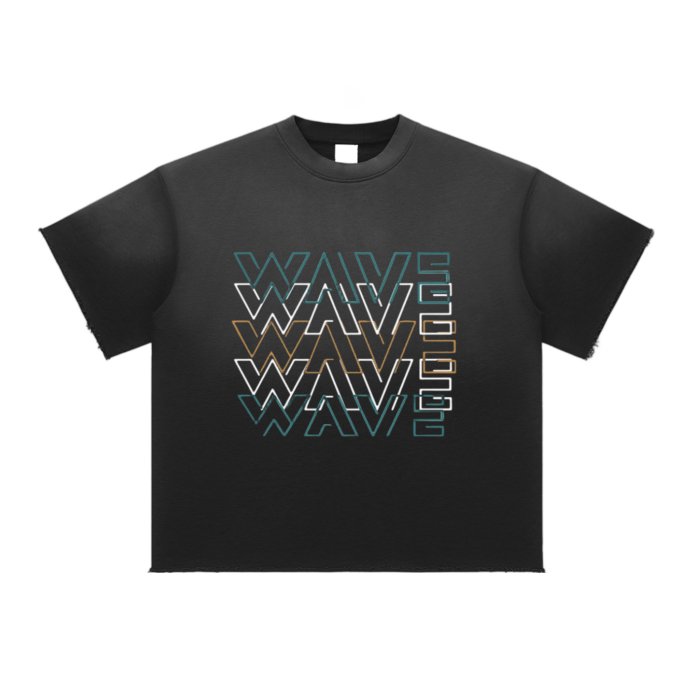 Sun Fade Raw Edge T-Shirt