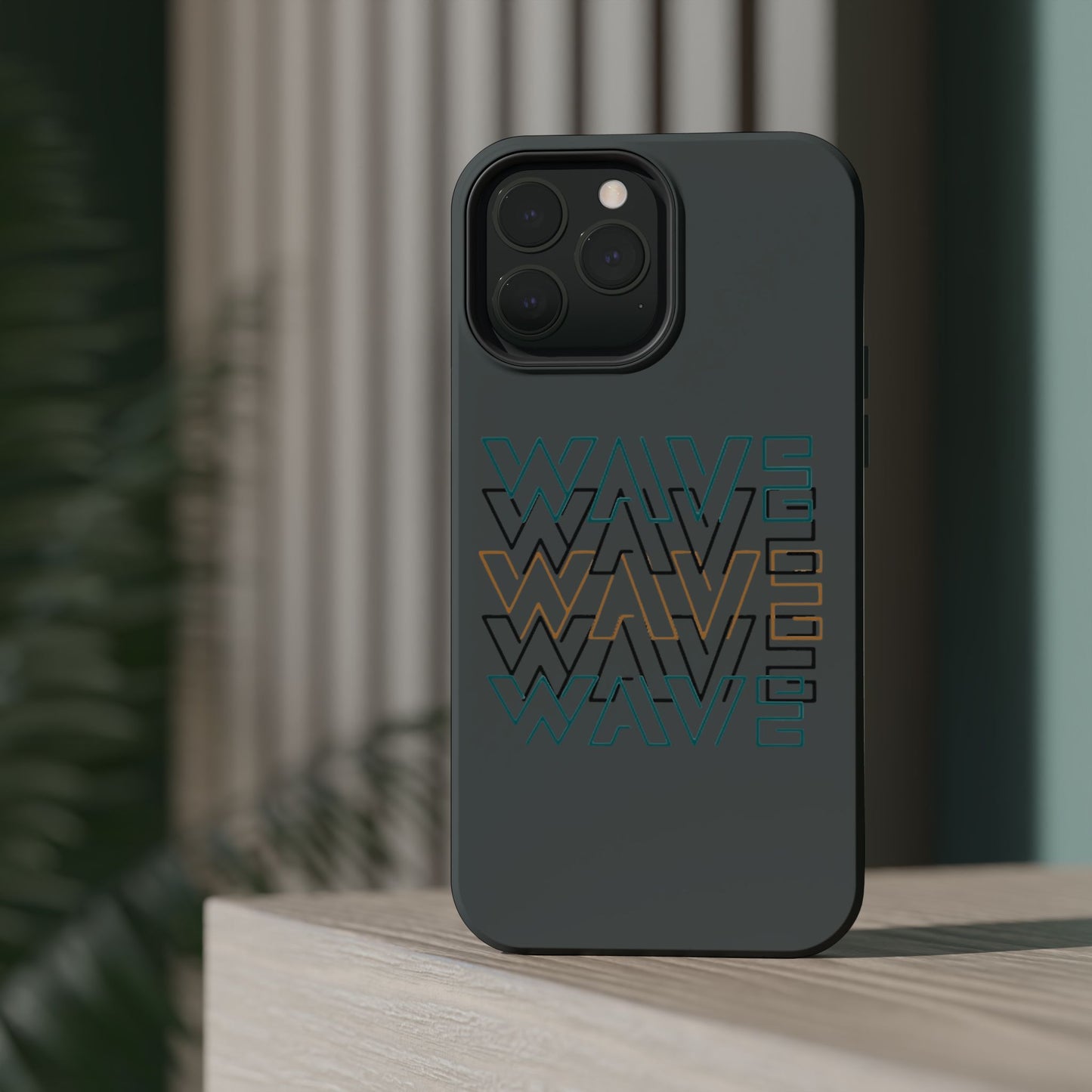 Stylish Magnetic Tough Cases | Wave Pattern Phone Case, Durable Phone Cover, Trendy Accessory for All Ages, Perfect Gift, Phone Protection