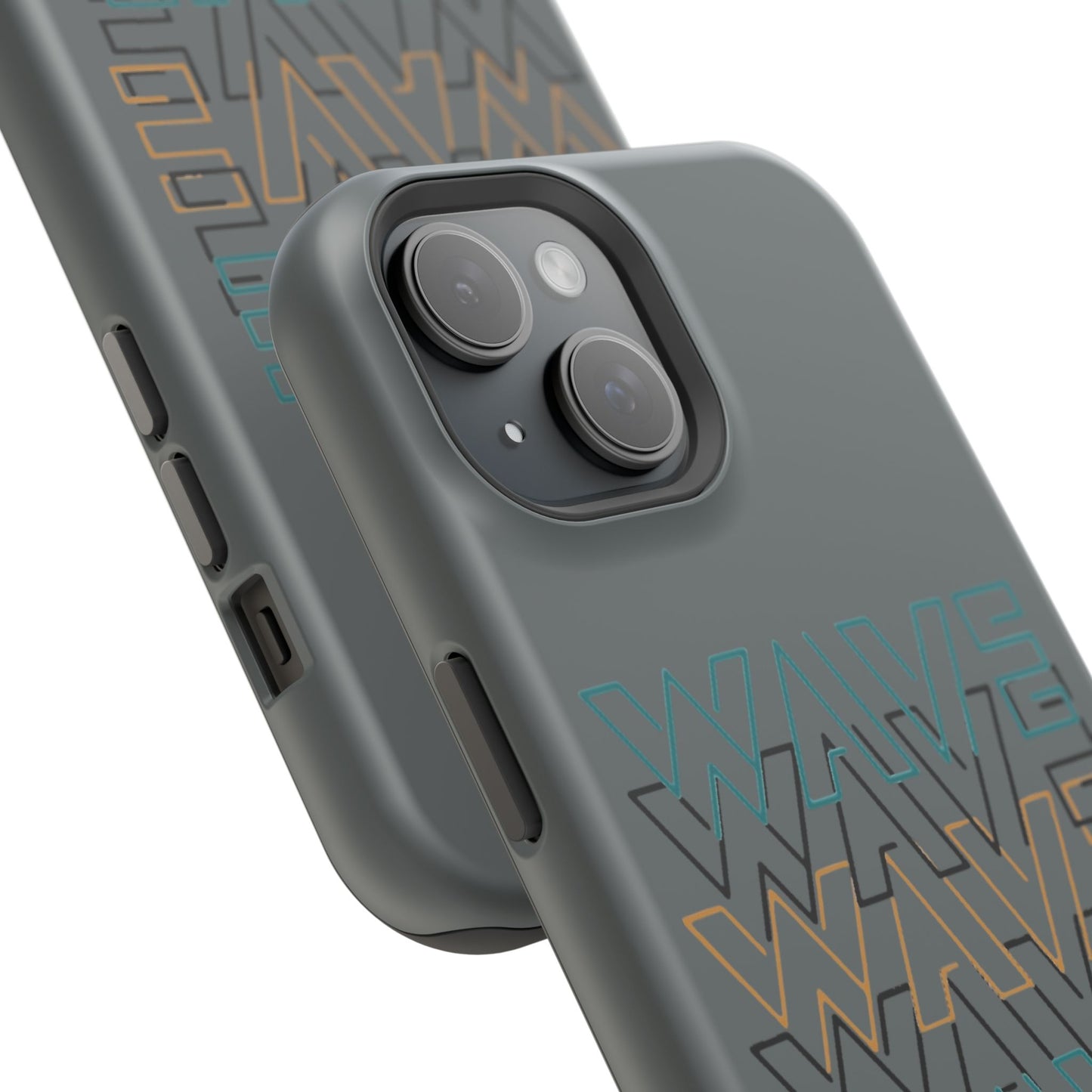 Stylish Magnetic Tough Cases | Wave Pattern Phone Case, Durable Phone Cover, Trendy Accessory for All Ages, Perfect Gift, Phone Protection