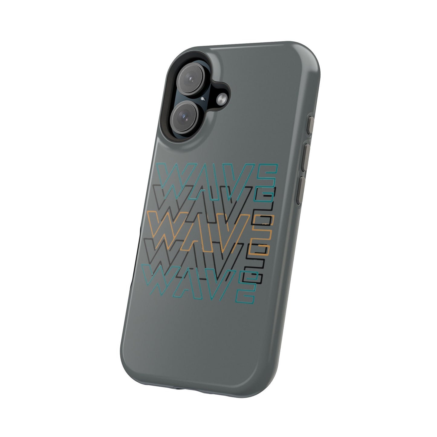 Stylish Magnetic Tough Cases | Wave Pattern Phone Case, Durable Phone Cover, Trendy Accessory for All Ages, Perfect Gift, Phone Protection