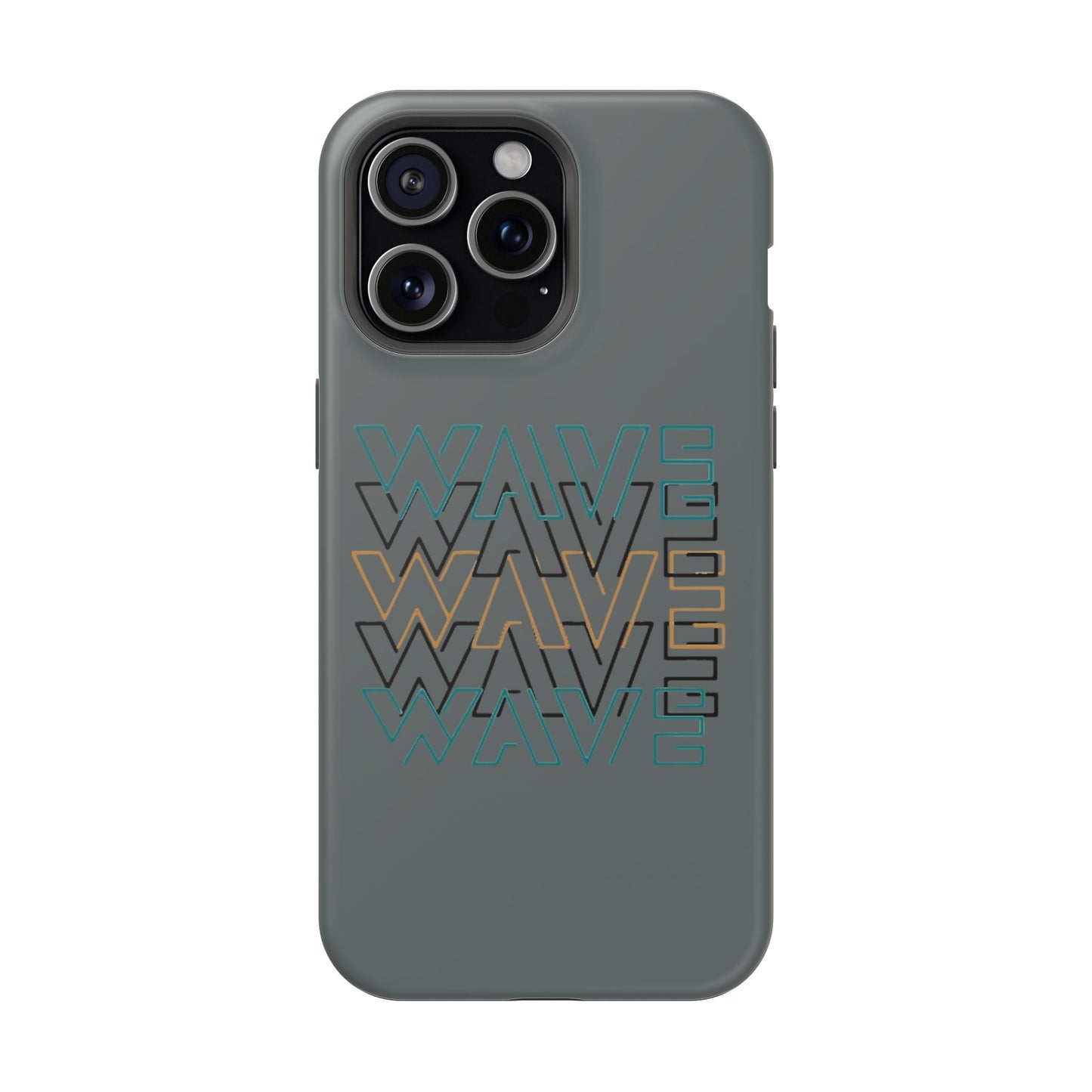 Stylish Magnetic Tough Cases | Wave Pattern Phone Case, Durable Phone Cover, Trendy Accessory for All Ages, Perfect Gift, Phone Protection