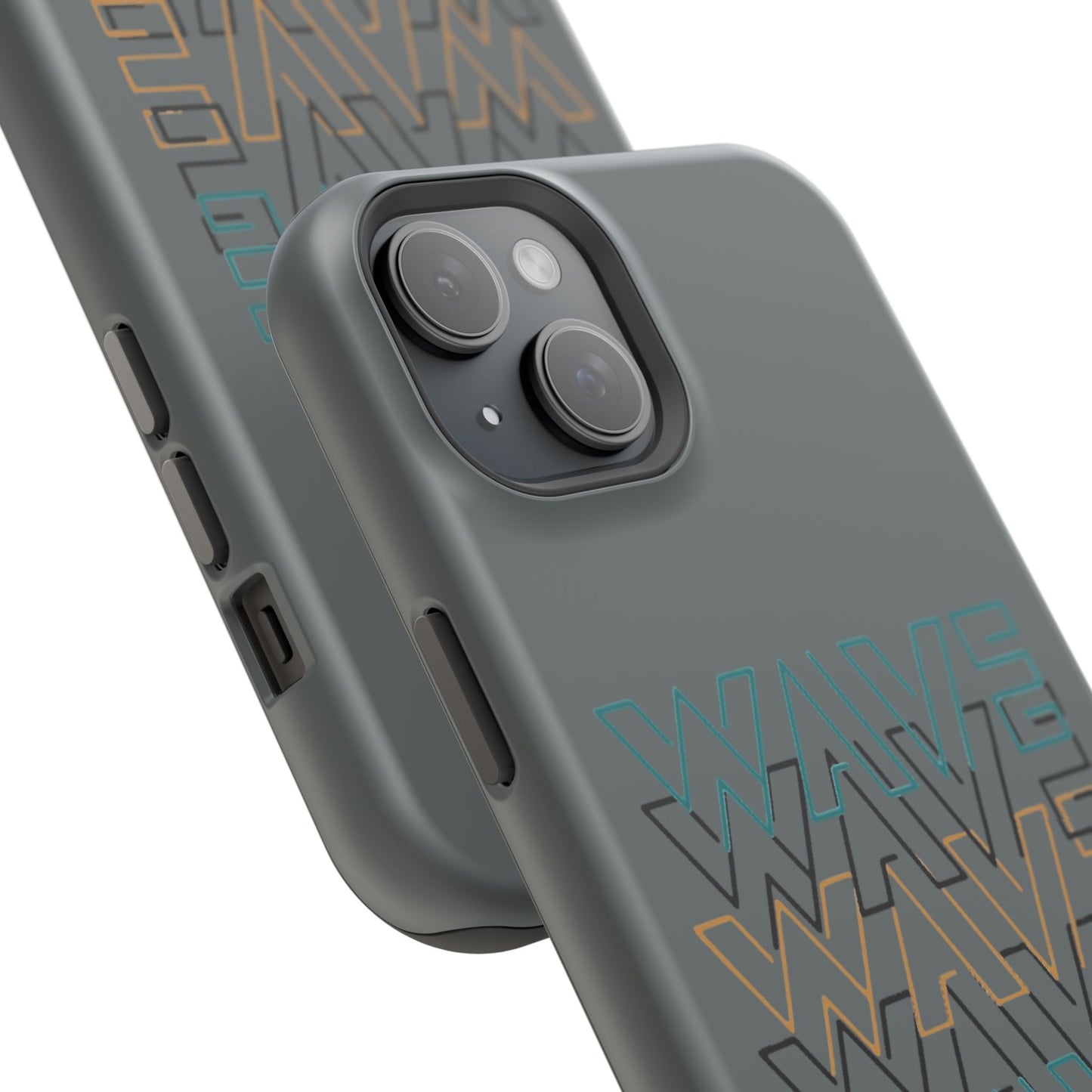 Stylish Magnetic Tough Cases | Wave Pattern Phone Case, Durable Phone Cover, Trendy Accessory for All Ages, Perfect Gift, Phone Protection