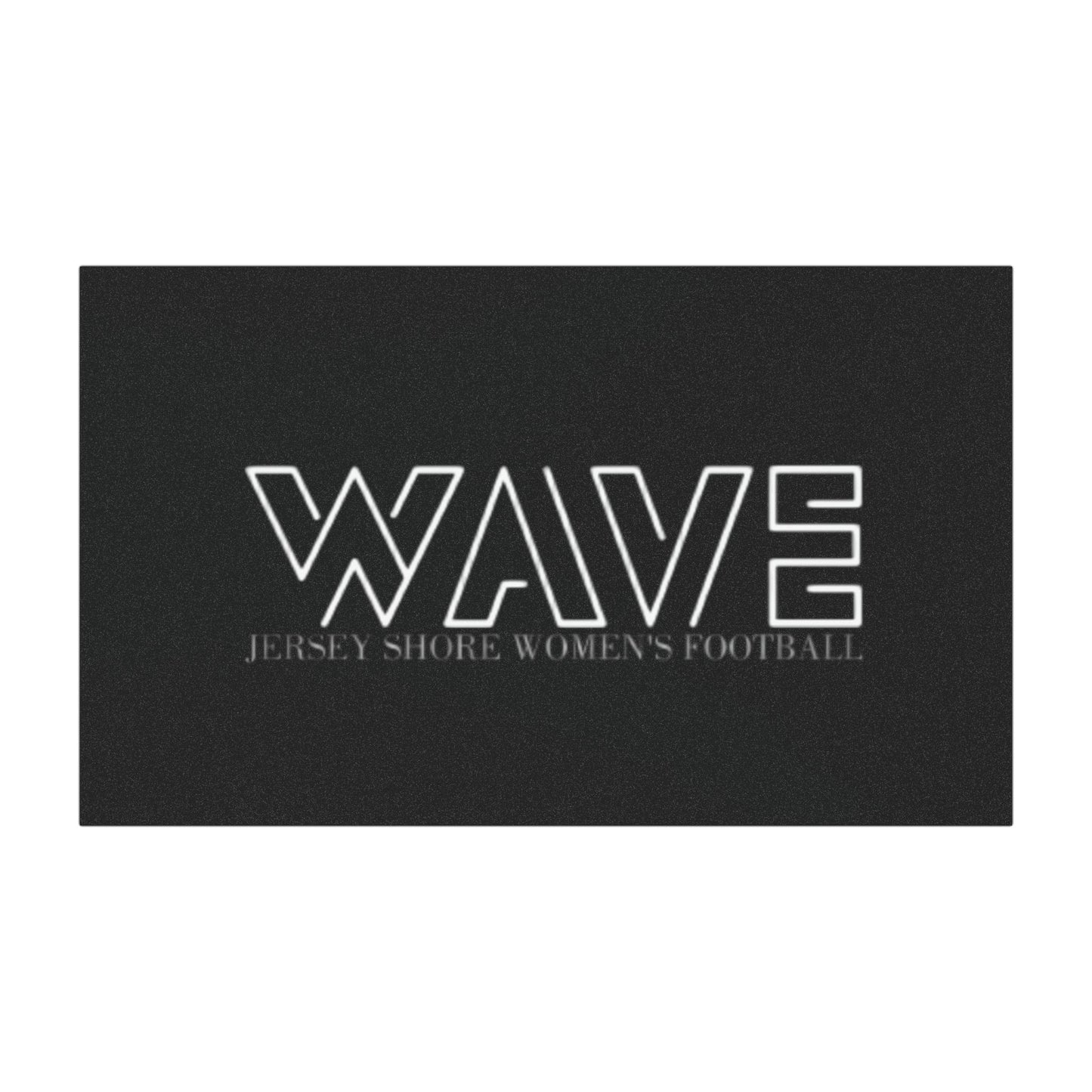 Women’s Football Wave Car Magnet
