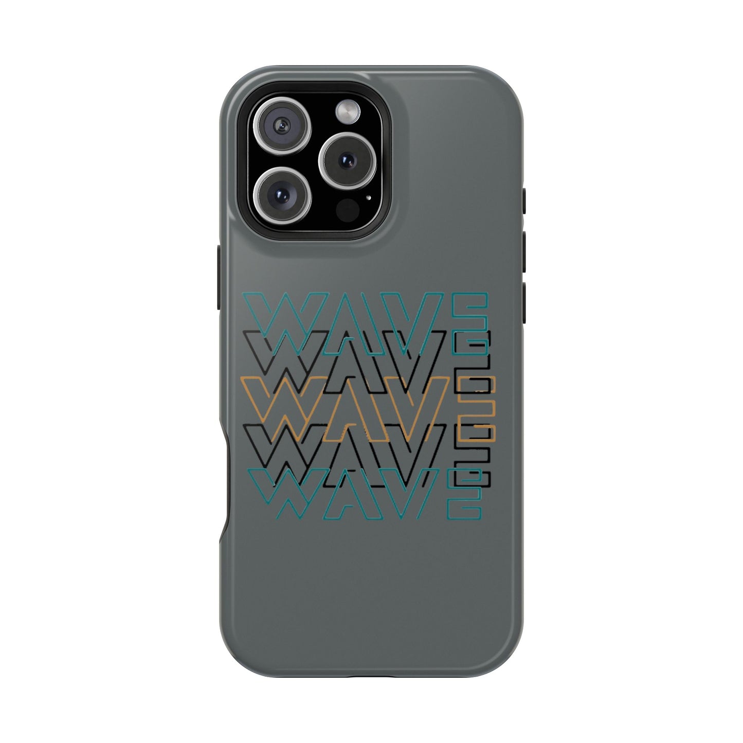 Stylish Magnetic Tough Cases | Wave Pattern Phone Case, Durable Phone Cover, Trendy Accessory for All Ages, Perfect Gift, Phone Protection