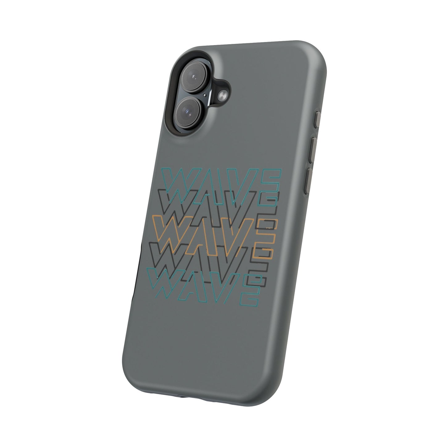 Stylish Magnetic Tough Cases | Wave Pattern Phone Case, Durable Phone Cover, Trendy Accessory for All Ages, Perfect Gift, Phone Protection