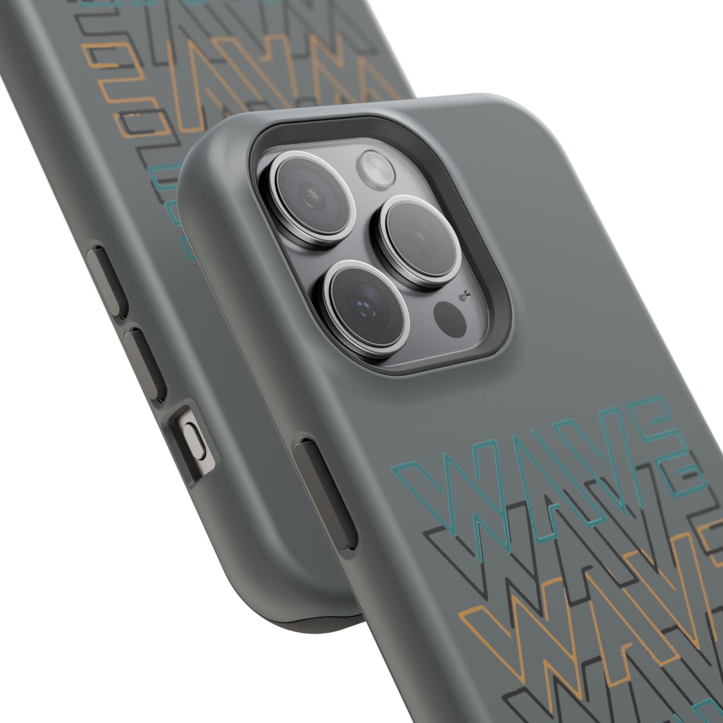 Stylish Magnetic Tough Cases | Wave Pattern Phone Case, Durable Phone Cover, Trendy Accessory for All Ages, Perfect Gift, Phone Protection