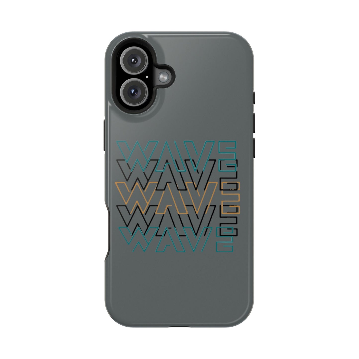Stylish Magnetic Tough Cases | Wave Pattern Phone Case, Durable Phone Cover, Trendy Accessory for All Ages, Perfect Gift, Phone Protection