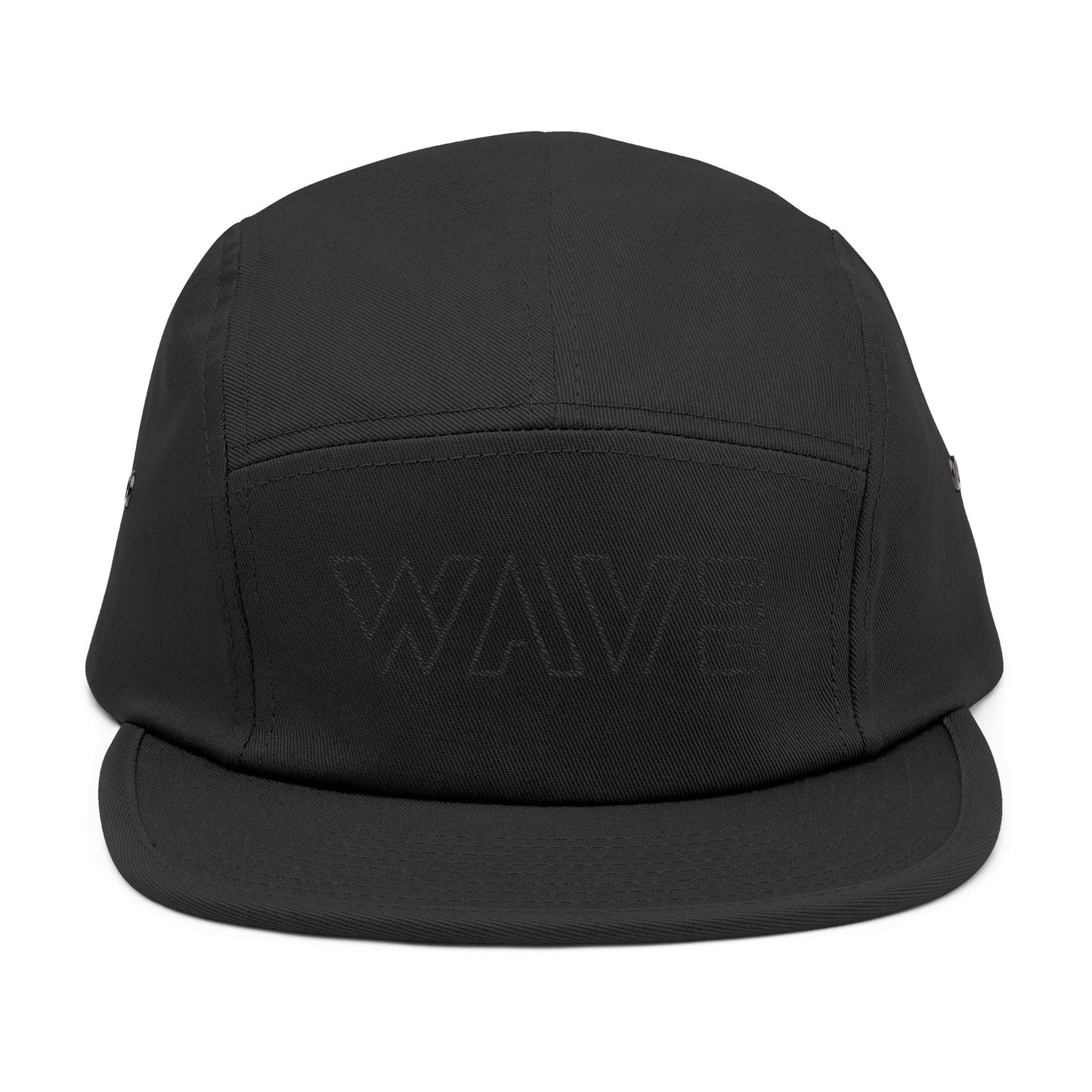 Wave Embroidered 5-Panel Hat