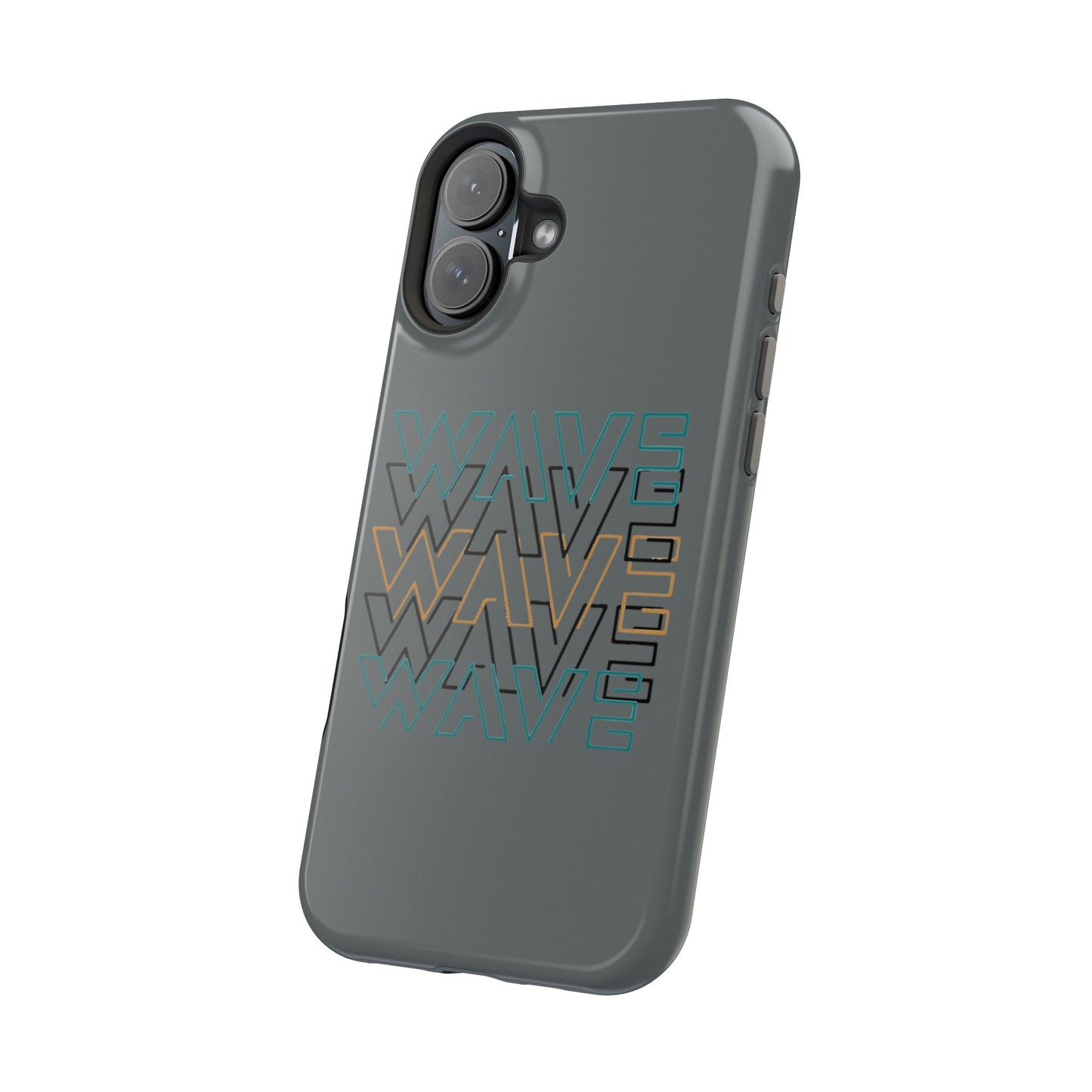 Stylish Magnetic Tough Cases | Wave Pattern Phone Case, Durable Phone Cover, Trendy Accessory for All Ages, Perfect Gift, Phone Protection