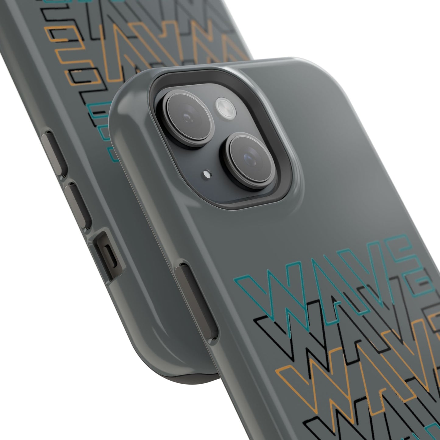 Stylish Magnetic Tough Cases | Wave Pattern Phone Case, Durable Phone Cover, Trendy Accessory for All Ages, Perfect Gift, Phone Protection