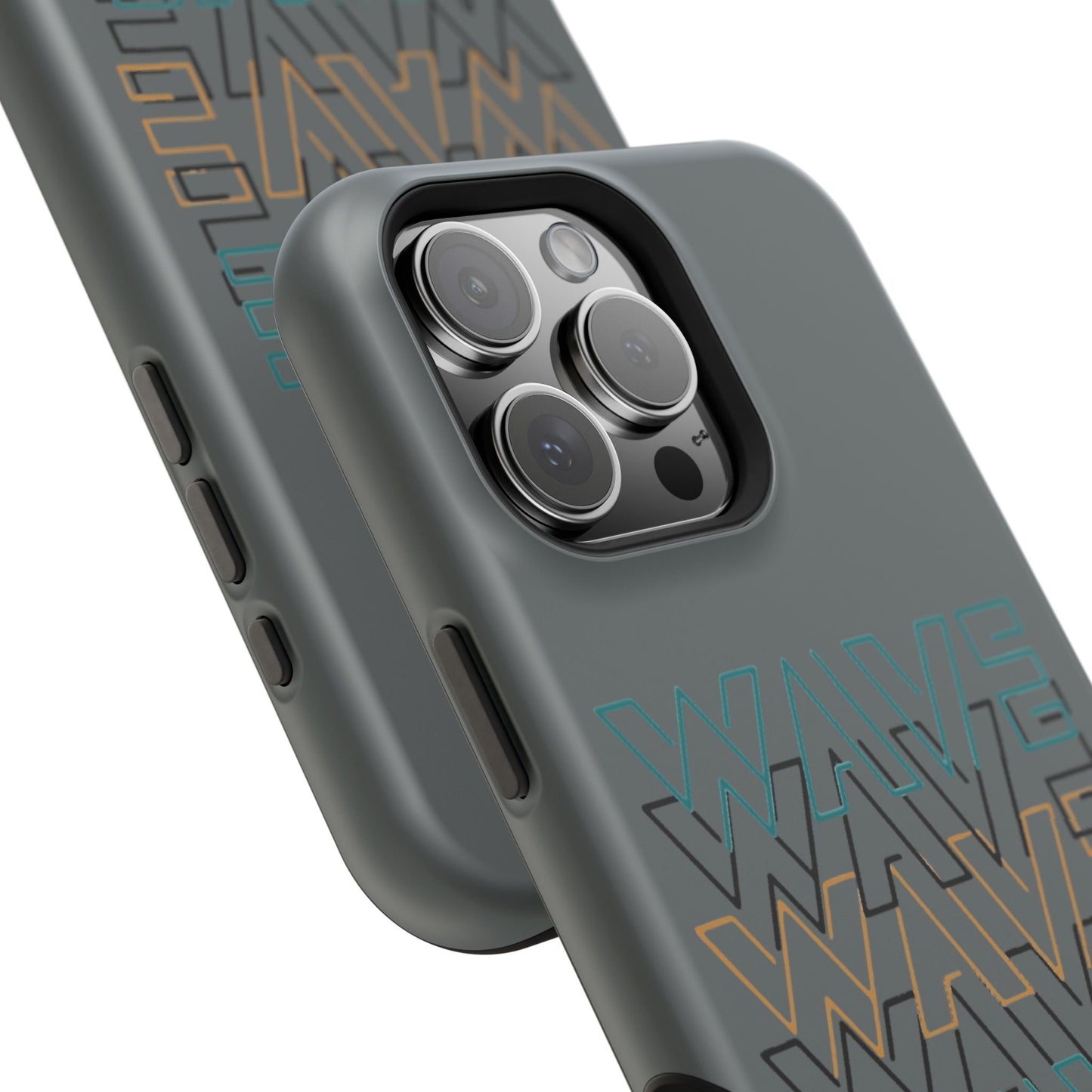 Stylish Magnetic Tough Cases | Wave Pattern Phone Case, Durable Phone Cover, Trendy Accessory for All Ages, Perfect Gift, Phone Protection