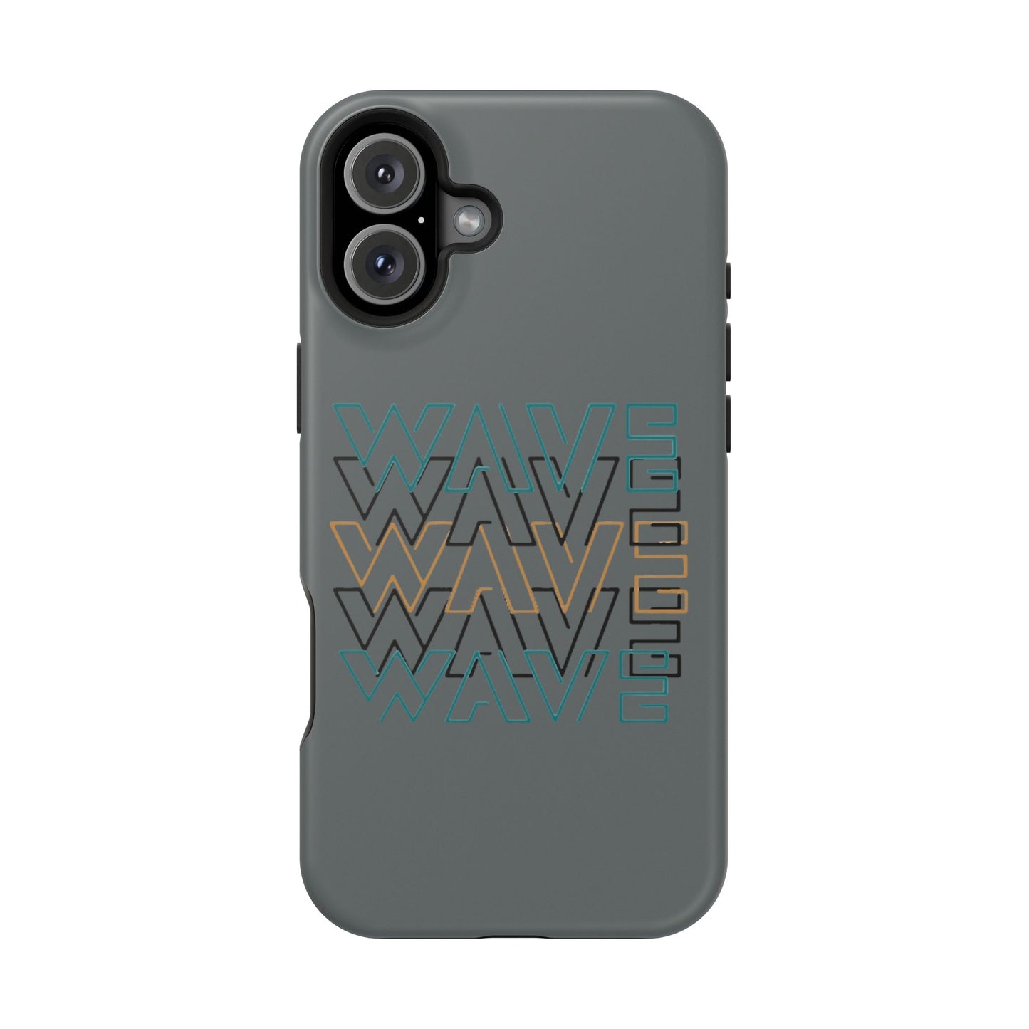 Stylish Magnetic Tough Cases | Wave Pattern Phone Case, Durable Phone Cover, Trendy Accessory for All Ages, Perfect Gift, Phone Protection