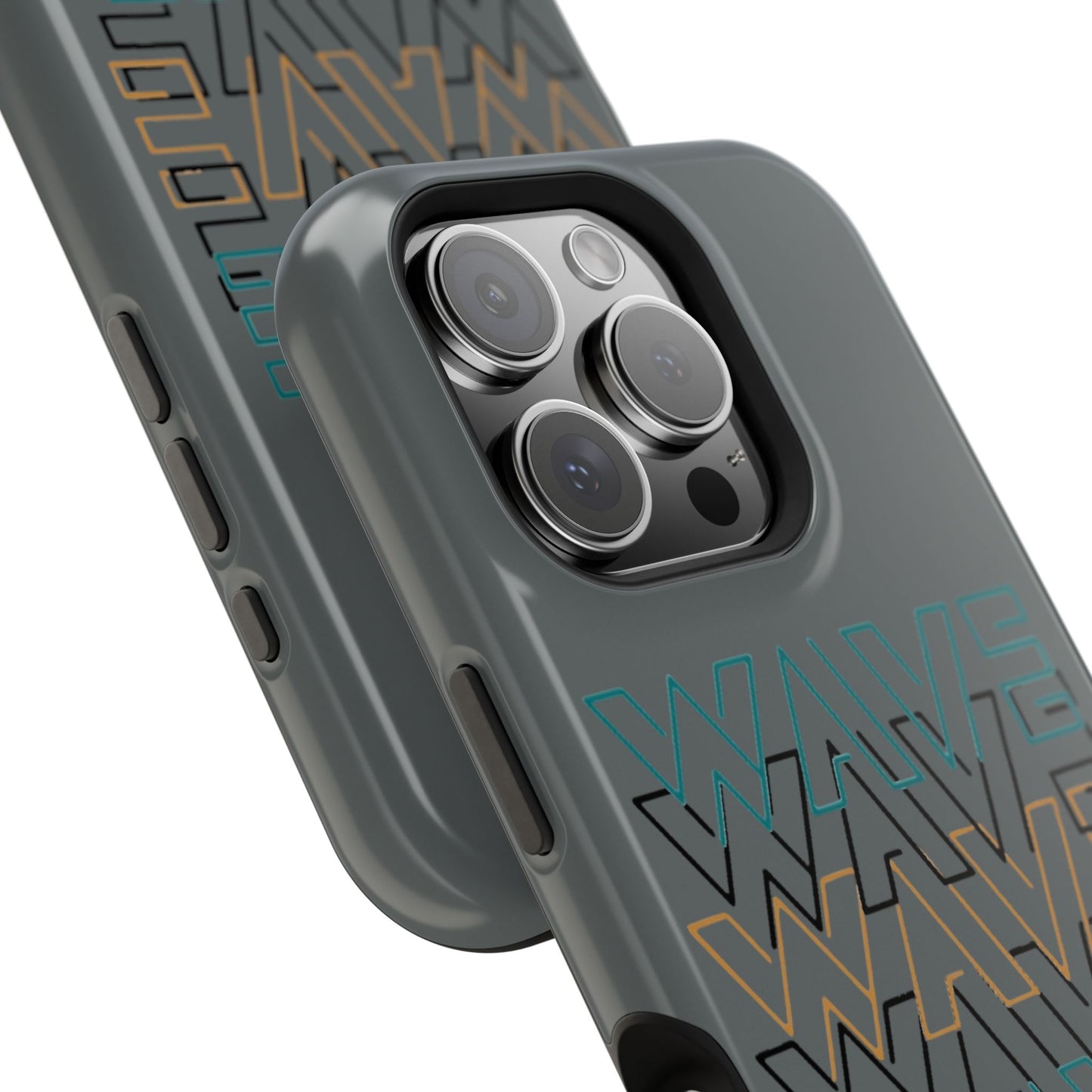 Stylish Magnetic Tough Cases | Wave Pattern Phone Case, Durable Phone Cover, Trendy Accessory for All Ages, Perfect Gift, Phone Protection