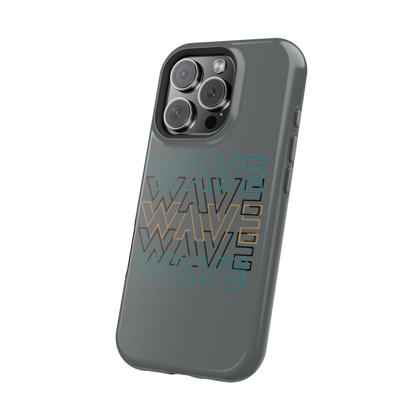 Stylish Magnetic Tough Cases | Wave Pattern Phone Case, Durable Phone Cover, Trendy Accessory for All Ages, Perfect Gift, Phone Protection