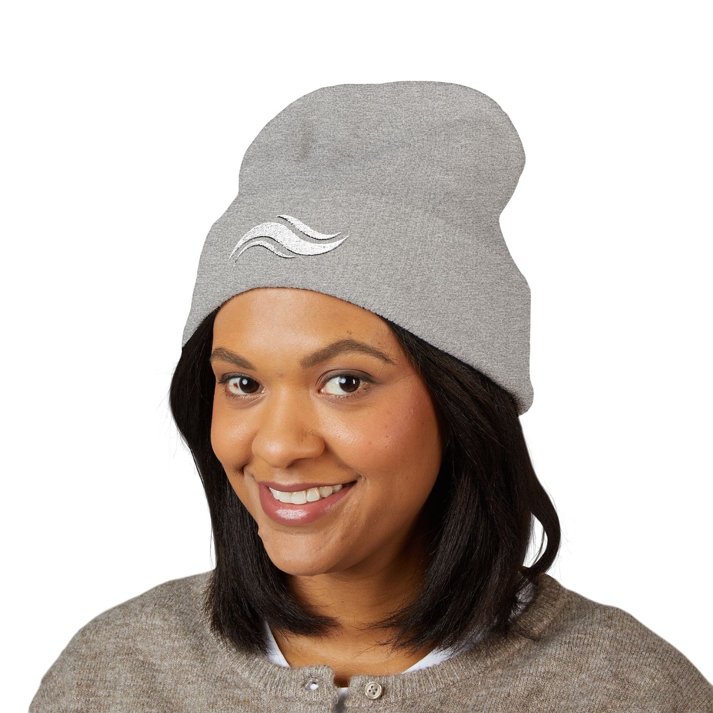 Embroidered Classic Cuffed Beanie — Timeless Knit Cap