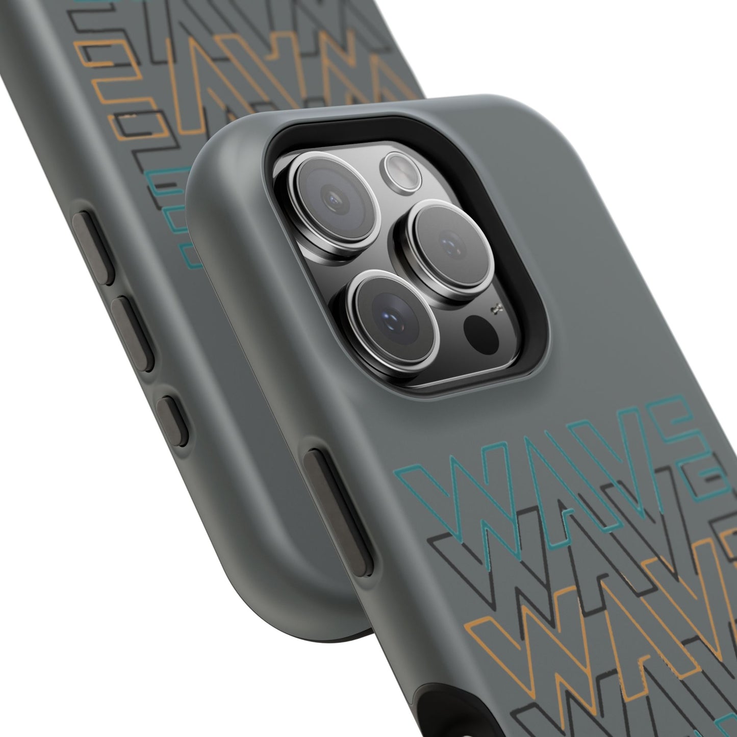 Stylish Magnetic Tough Cases | Wave Pattern Phone Case, Durable Phone Cover, Trendy Accessory for All Ages, Perfect Gift, Phone Protection