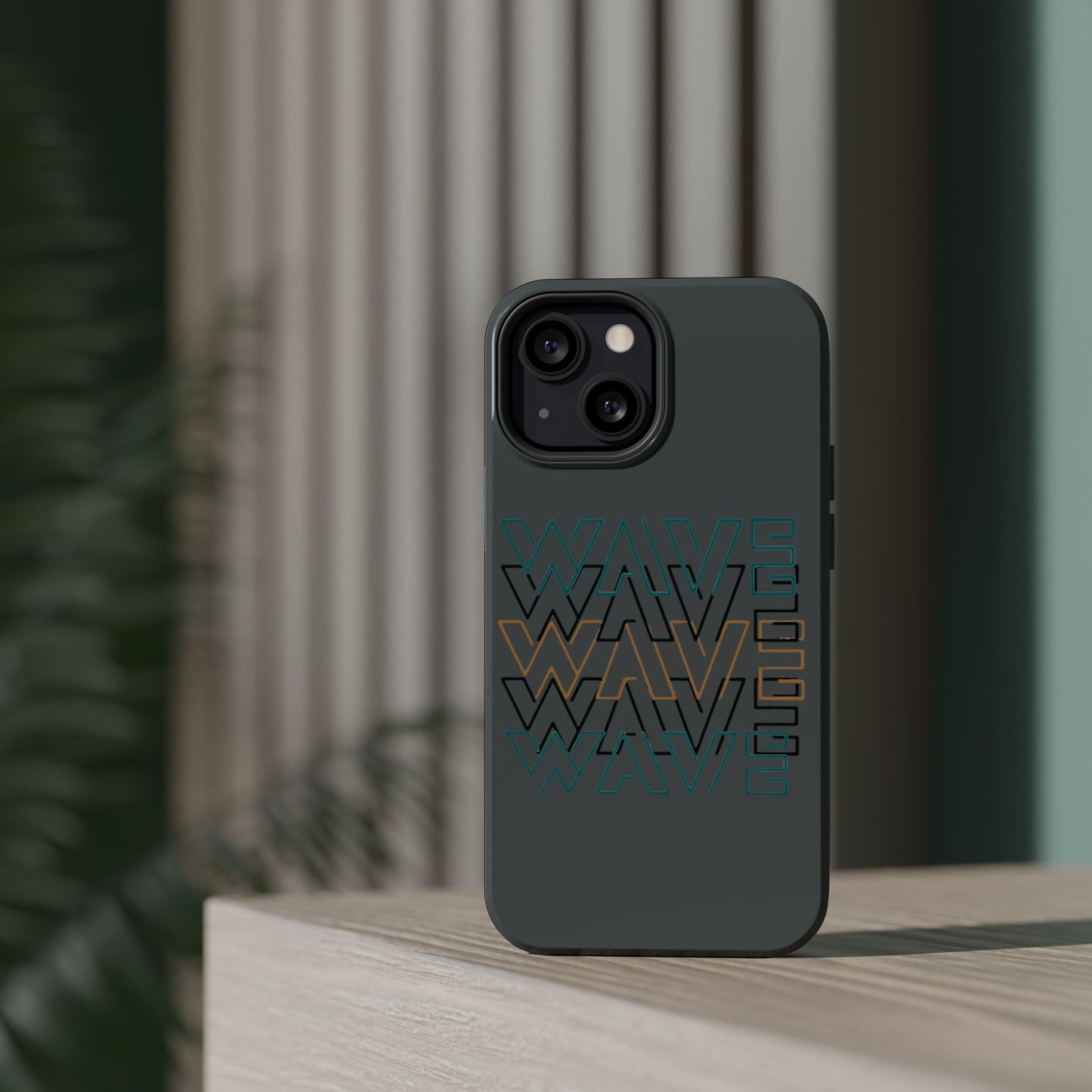 Stylish Magnetic Tough Cases | Wave Pattern Phone Case, Durable Phone Cover, Trendy Accessory for All Ages, Perfect Gift, Phone Protection