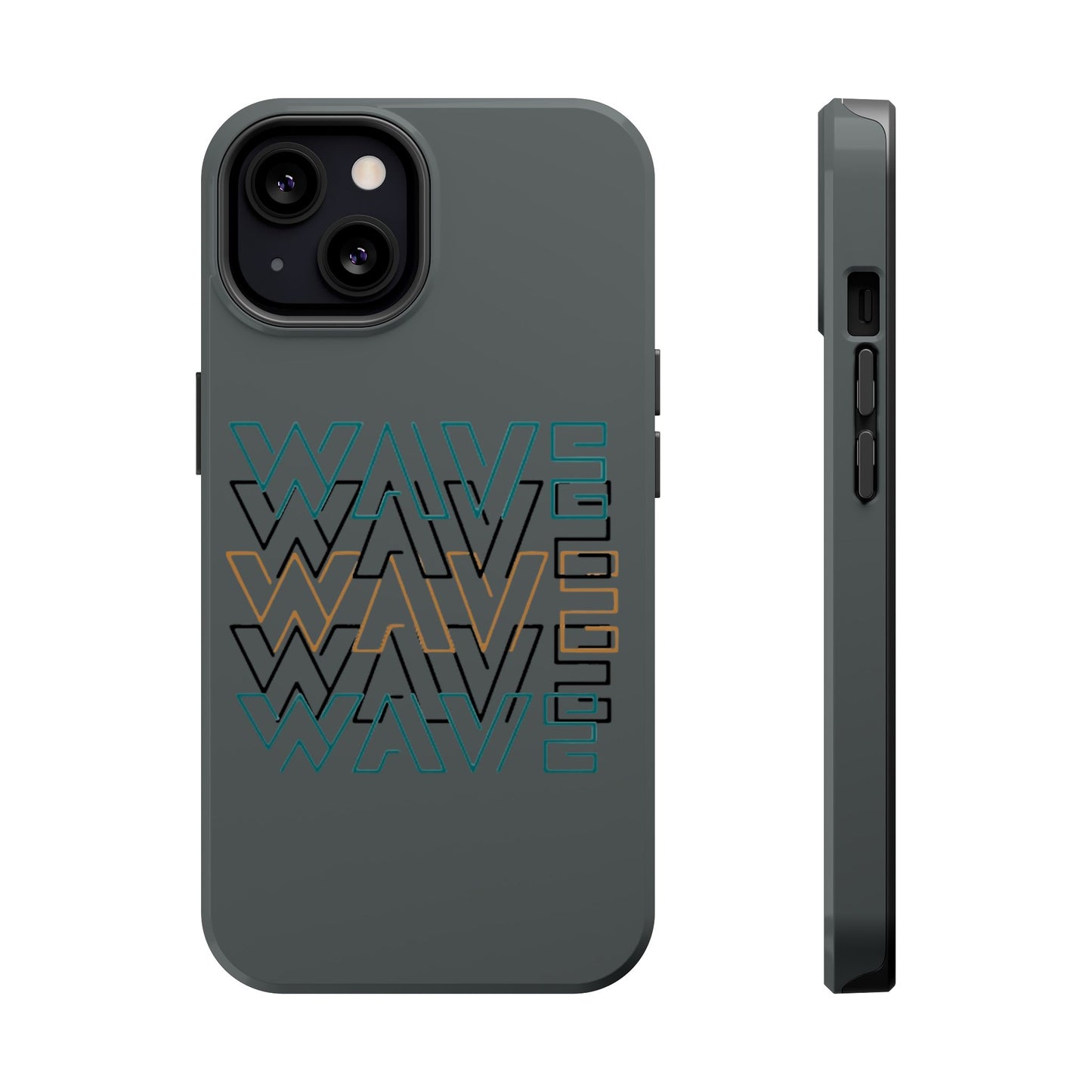 Stylish Magnetic Tough Cases | Wave Pattern Phone Case, Durable Phone Cover, Trendy Accessory for All Ages, Perfect Gift, Phone Protection
