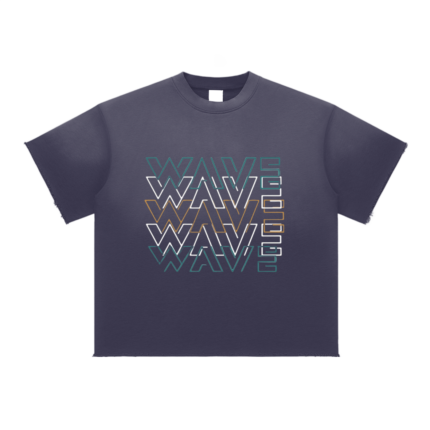 Sun Fade Raw Edge T-Shirt