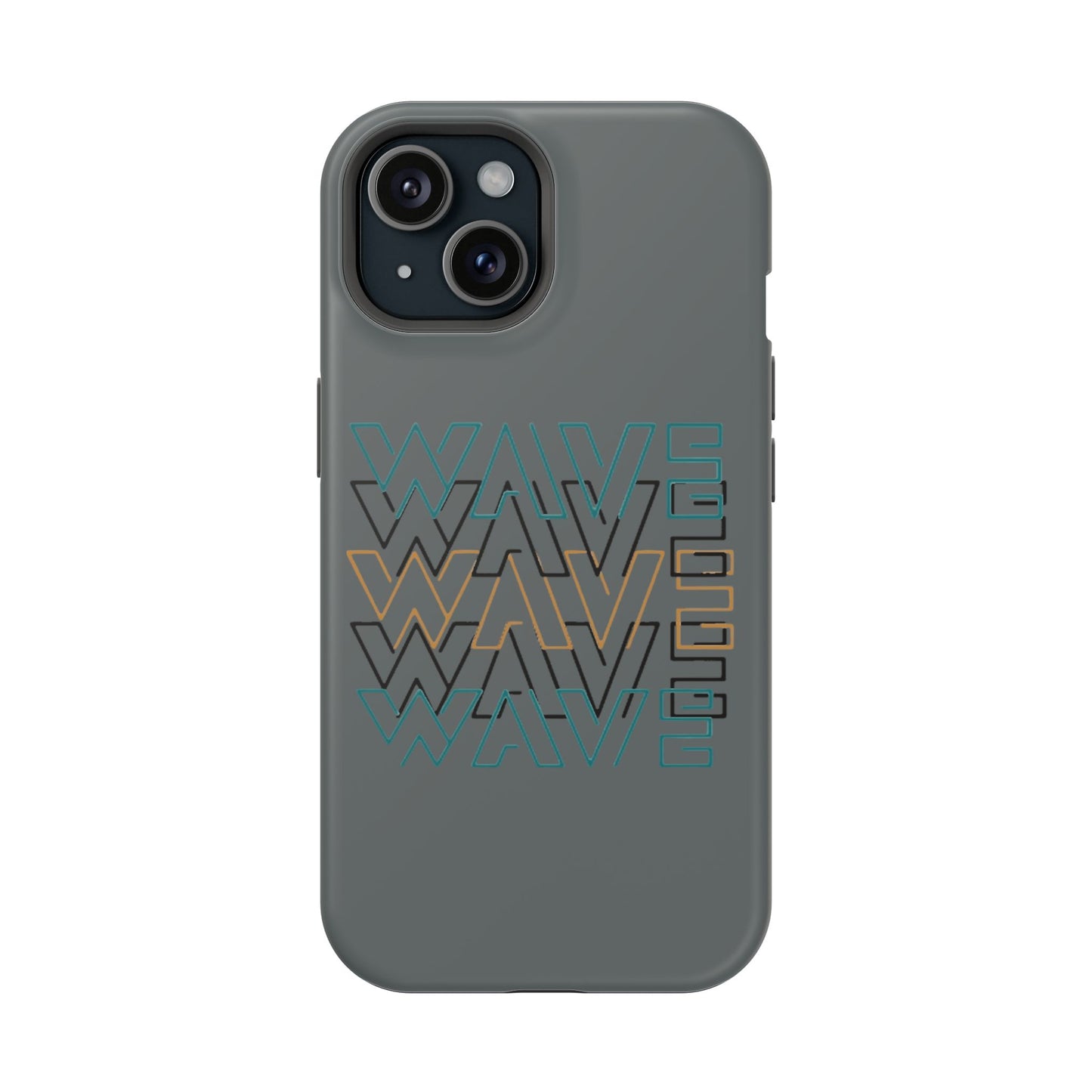 Stylish Magnetic Tough Cases | Wave Pattern Phone Case, Durable Phone Cover, Trendy Accessory for All Ages, Perfect Gift, Phone Protection