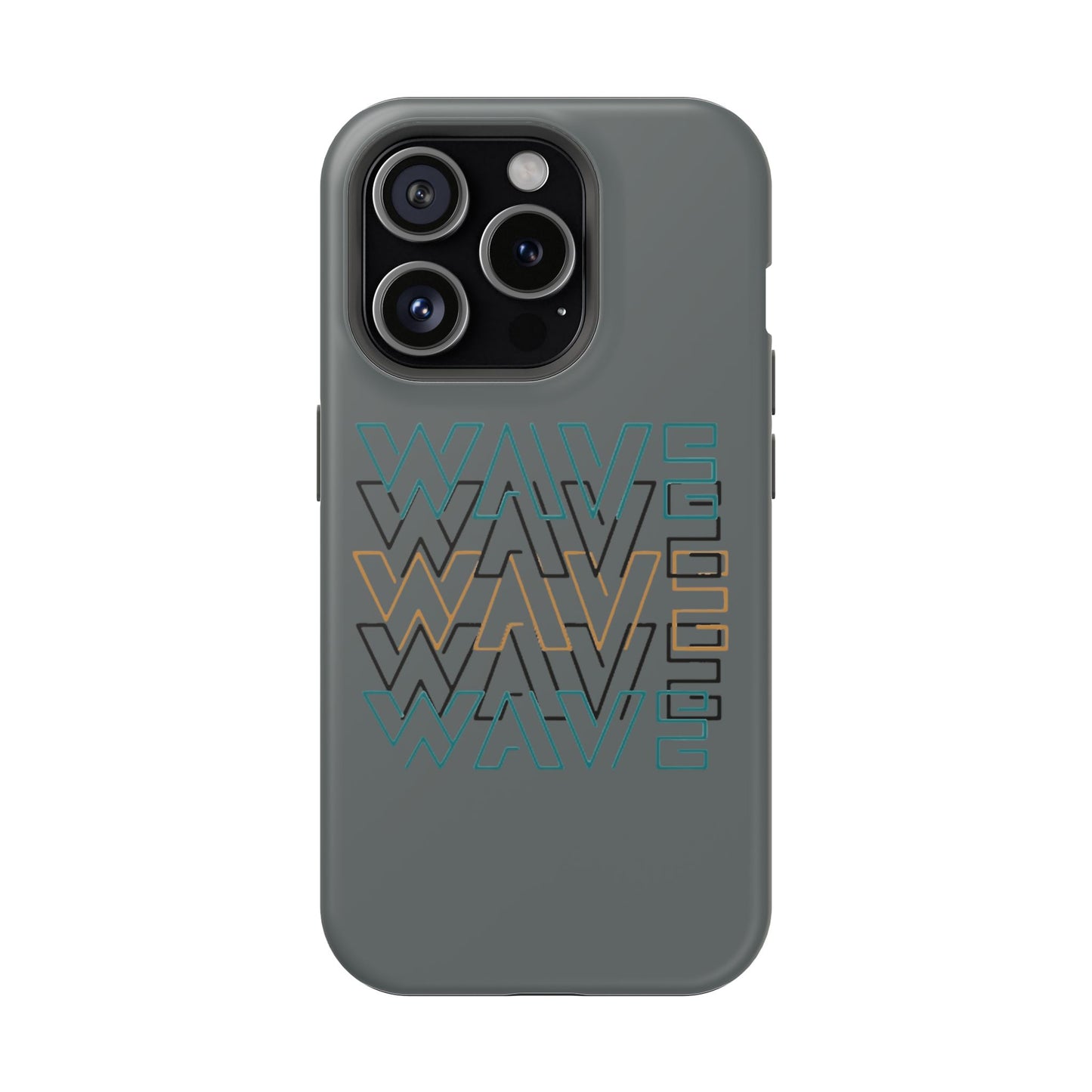 Stylish Magnetic Tough Cases | Wave Pattern Phone Case, Durable Phone Cover, Trendy Accessory for All Ages, Perfect Gift, Phone Protection