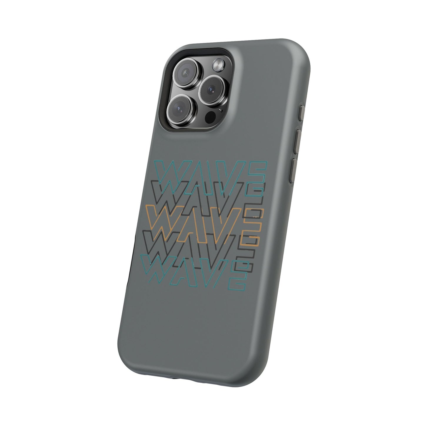 Stylish Magnetic Tough Cases | Wave Pattern Phone Case, Durable Phone Cover, Trendy Accessory for All Ages, Perfect Gift, Phone Protection