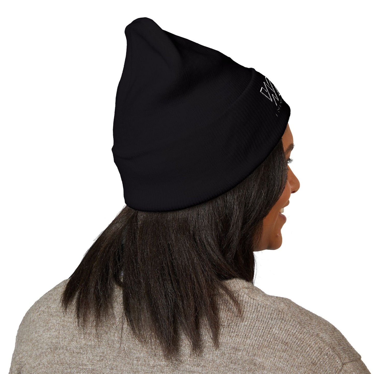 Embroidered Classic Cuffed Beanie — Cozy Everyday Knit Hat