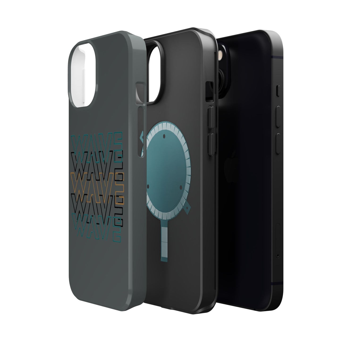 Stylish Magnetic Tough Cases | Wave Pattern Phone Case, Durable Phone Cover, Trendy Accessory for All Ages, Perfect Gift, Phone Protection