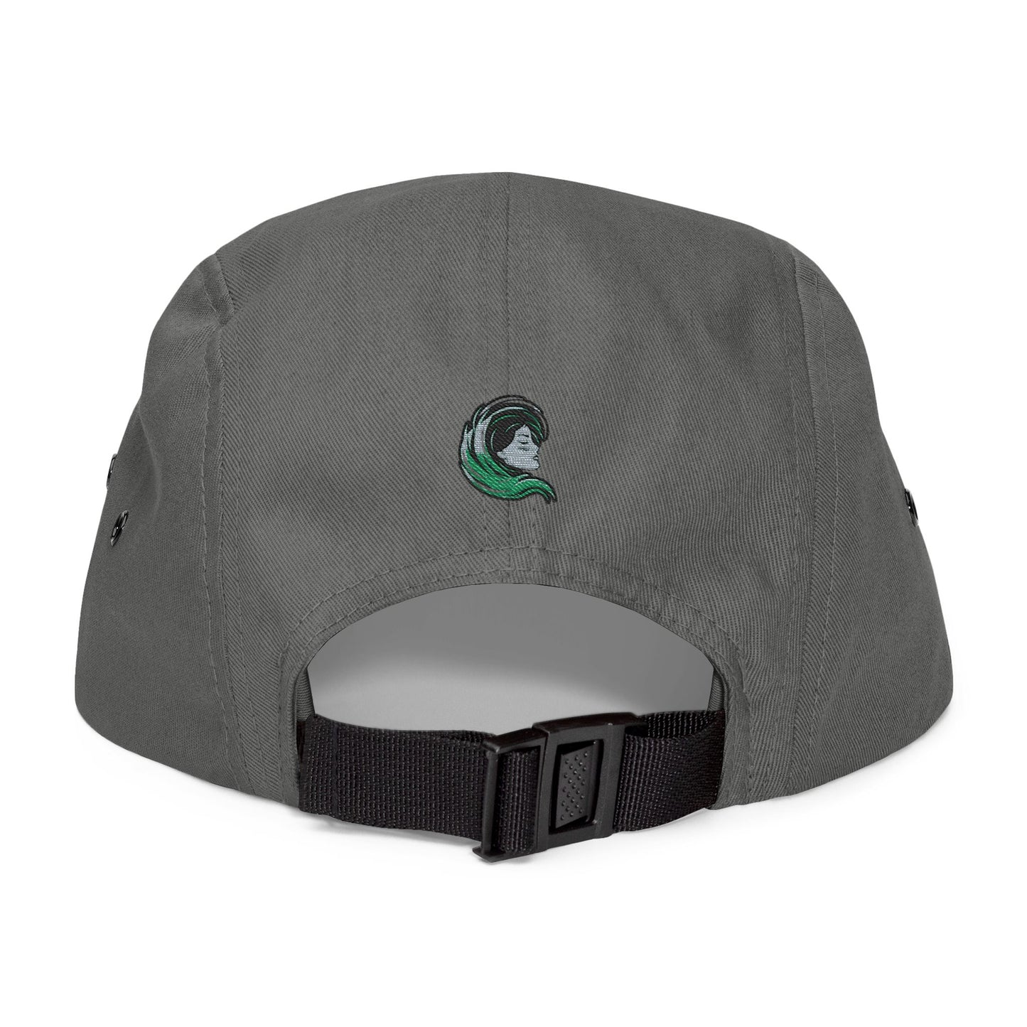 Wave Embroidered 5-Panel Hat