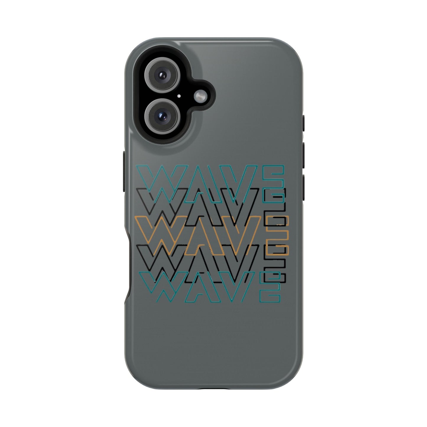 Stylish Magnetic Tough Cases | Wave Pattern Phone Case, Durable Phone Cover, Trendy Accessory for All Ages, Perfect Gift, Phone Protection