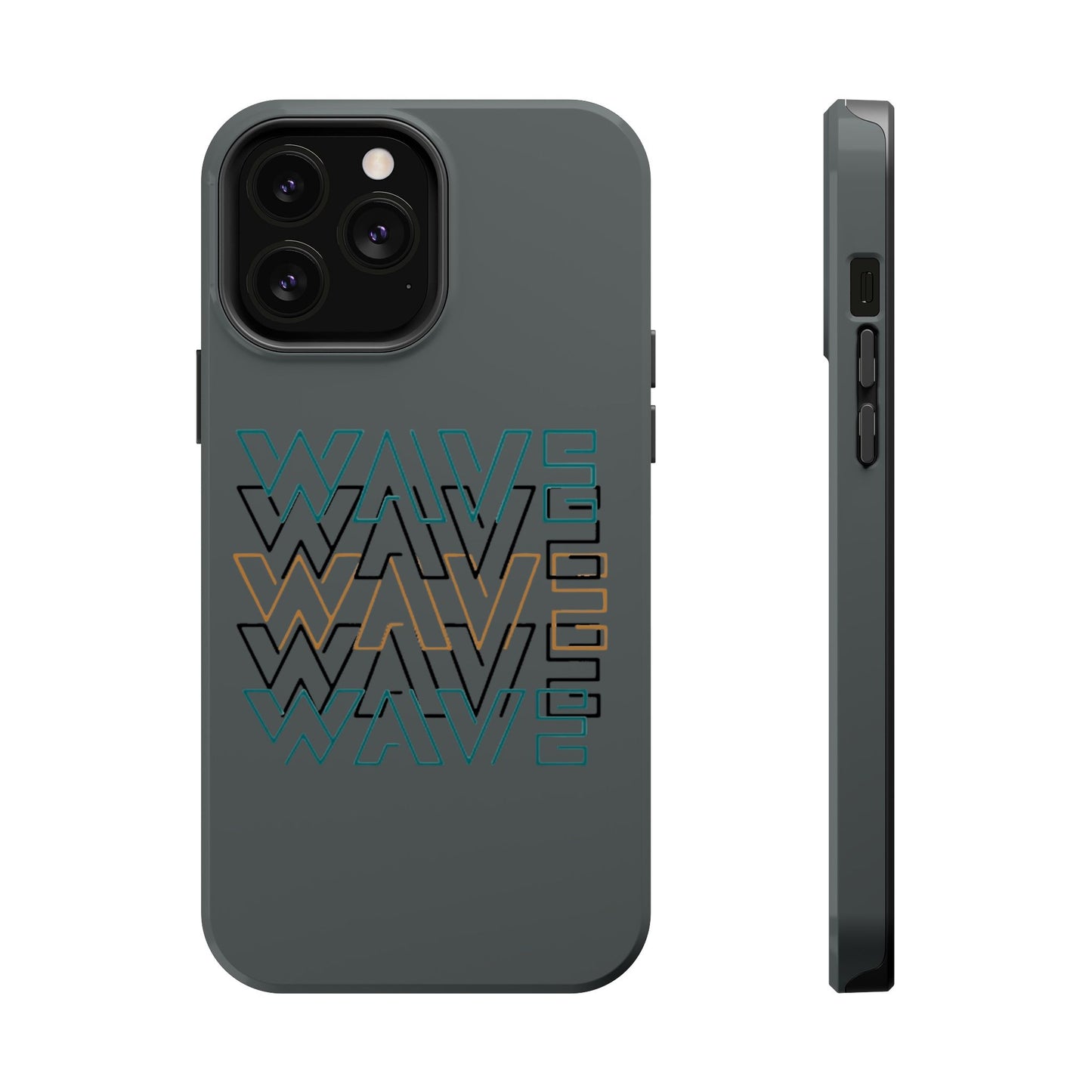 Stylish Magnetic Tough Cases | Wave Pattern Phone Case, Durable Phone Cover, Trendy Accessory for All Ages, Perfect Gift, Phone Protection