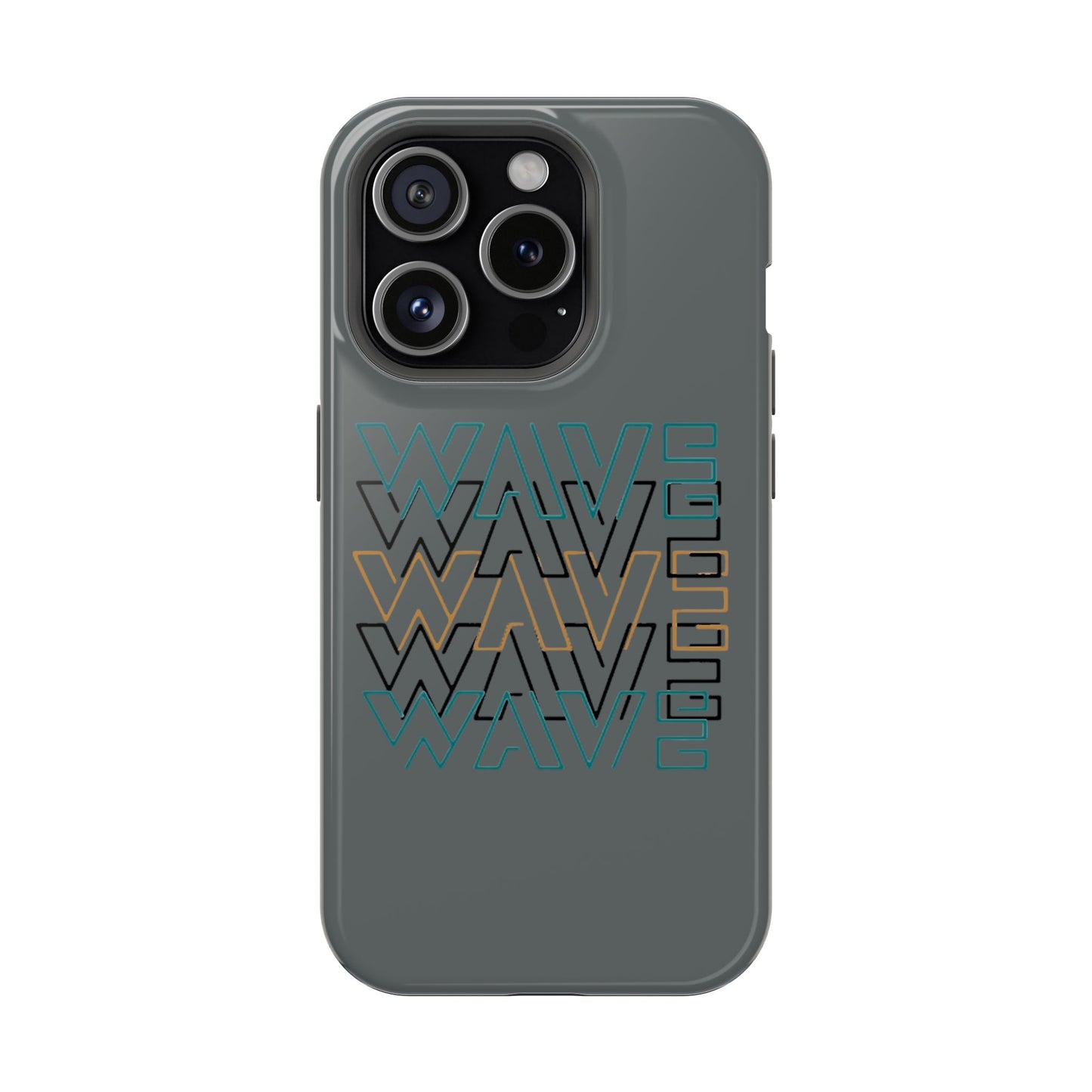 Stylish Magnetic Tough Cases | Wave Pattern Phone Case, Durable Phone Cover, Trendy Accessory for All Ages, Perfect Gift, Phone Protection