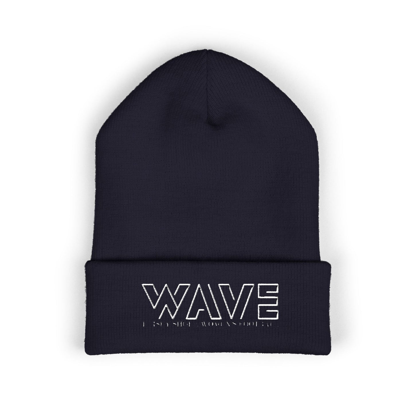 Embroidered Classic Cuffed Beanie — Cozy Everyday Knit Hat