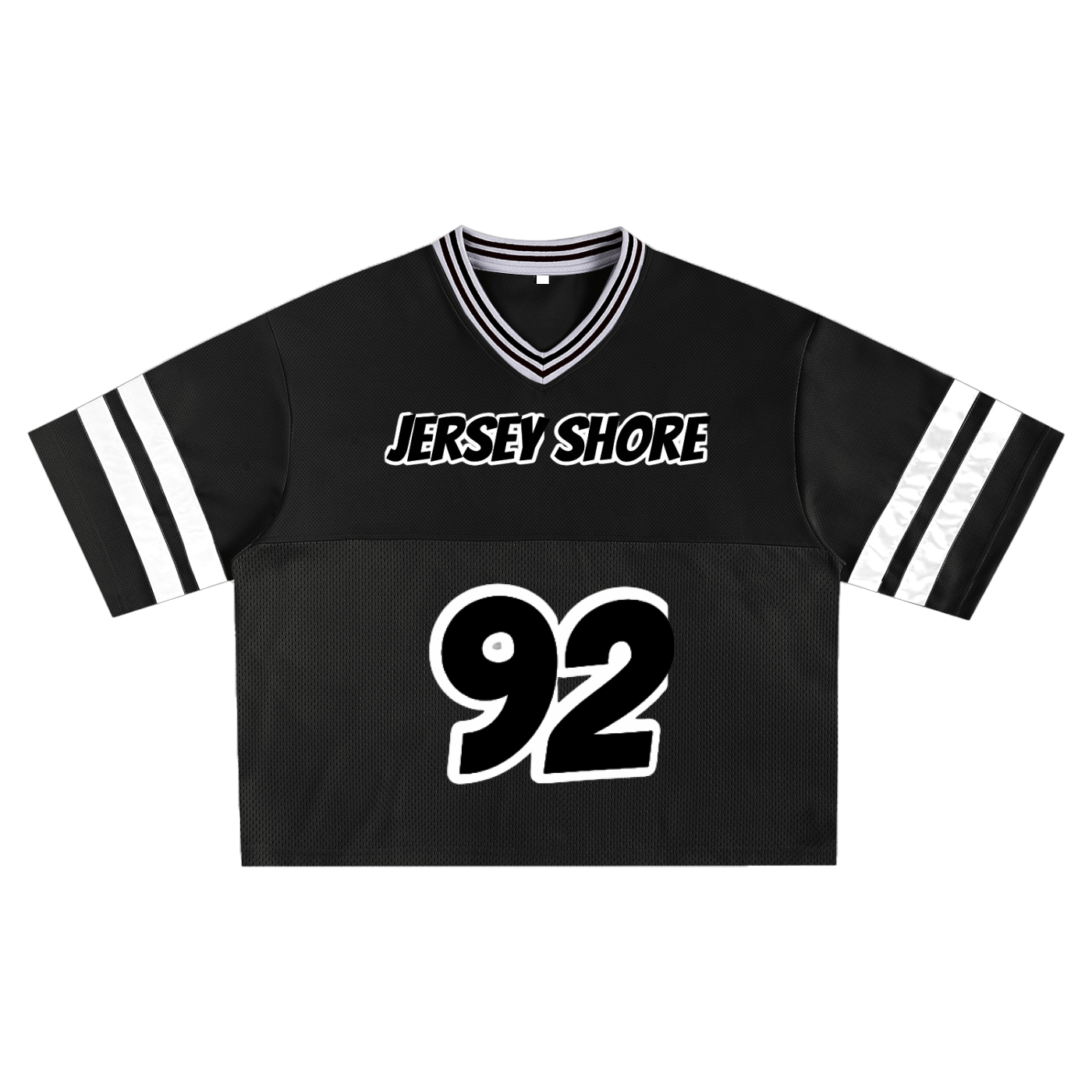 Taped Mesh Boxy T-shirt