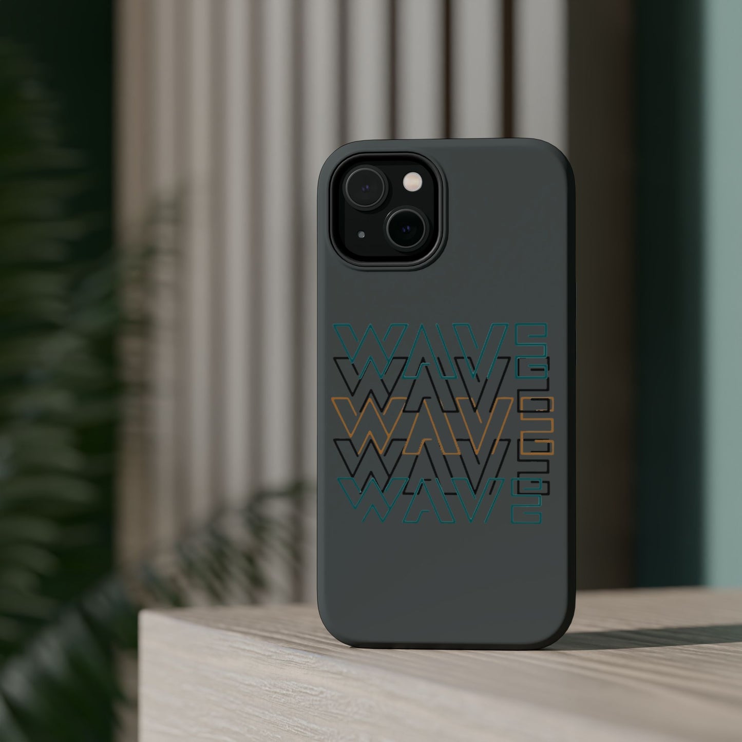 Stylish Magnetic Tough Cases | Wave Pattern Phone Case, Durable Phone Cover, Trendy Accessory for All Ages, Perfect Gift, Phone Protection