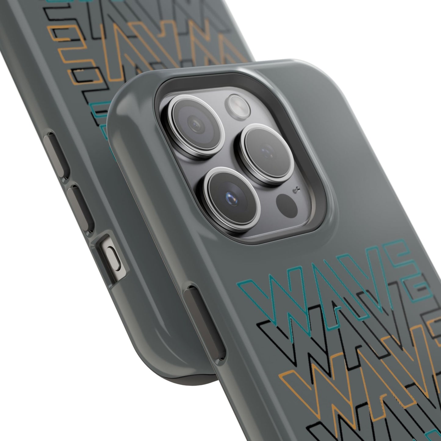 Stylish Magnetic Tough Cases | Wave Pattern Phone Case, Durable Phone Cover, Trendy Accessory for All Ages, Perfect Gift, Phone Protection
