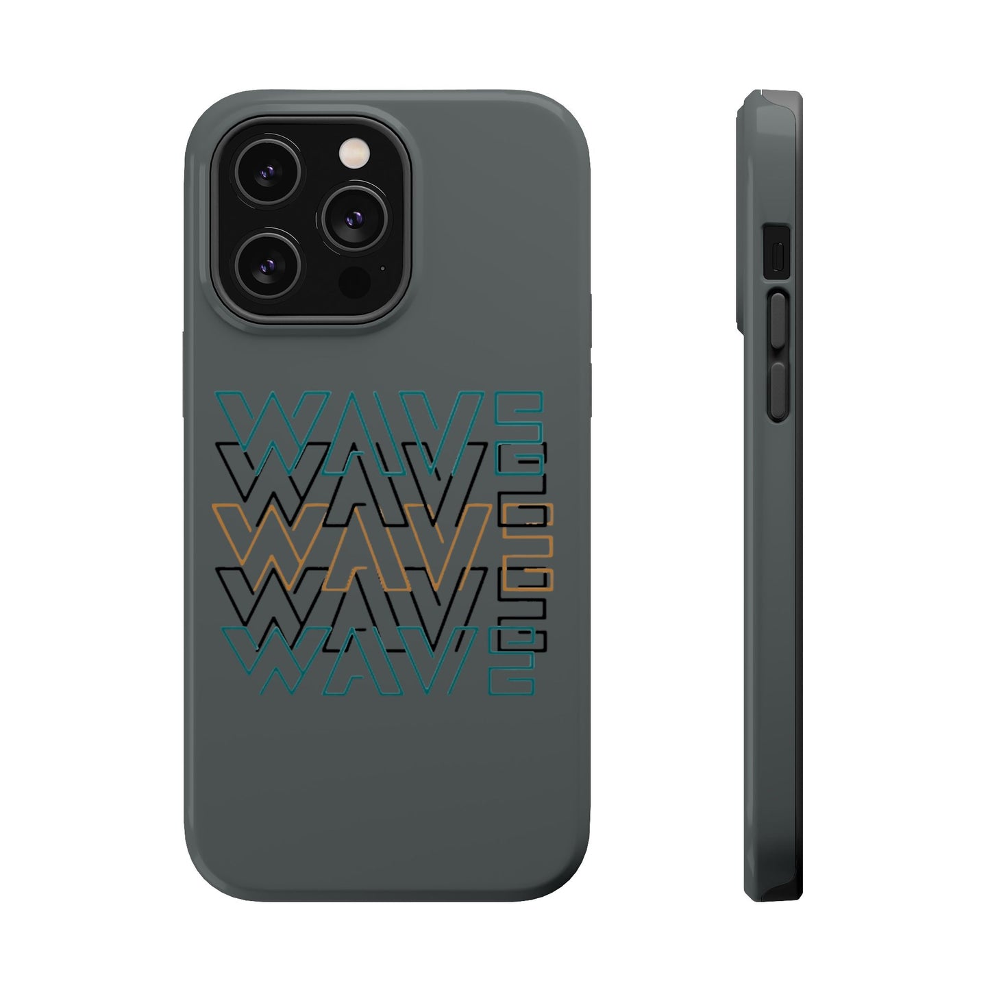 Stylish Magnetic Tough Cases | Wave Pattern Phone Case, Durable Phone Cover, Trendy Accessory for All Ages, Perfect Gift, Phone Protection