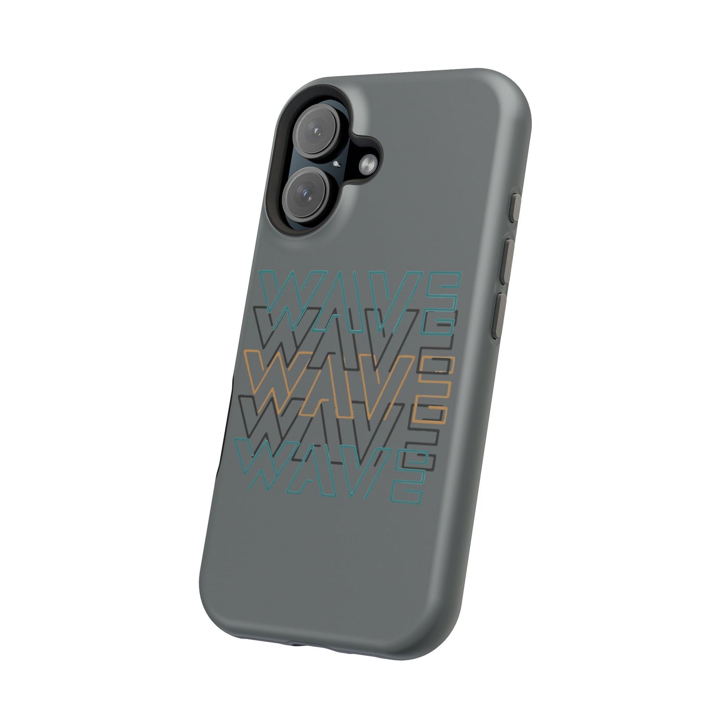 Stylish Magnetic Tough Cases | Wave Pattern Phone Case, Durable Phone Cover, Trendy Accessory for All Ages, Perfect Gift, Phone Protection