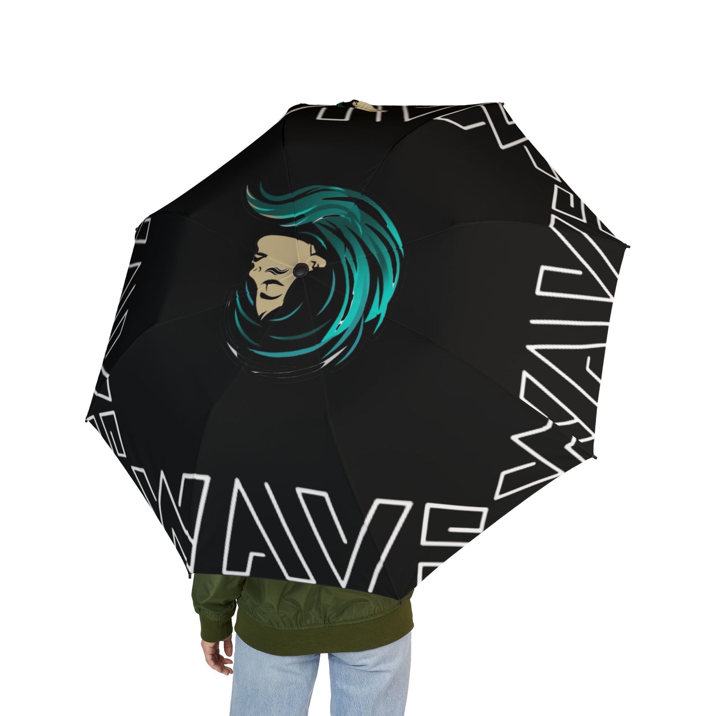 Wave Semi‑Automatic Rain Umbrella