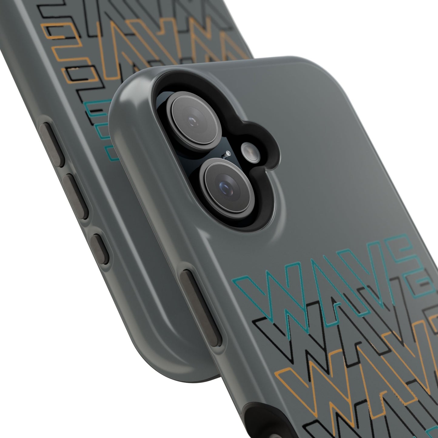 Stylish Magnetic Tough Cases | Wave Pattern Phone Case, Durable Phone Cover, Trendy Accessory for All Ages, Perfect Gift, Phone Protection