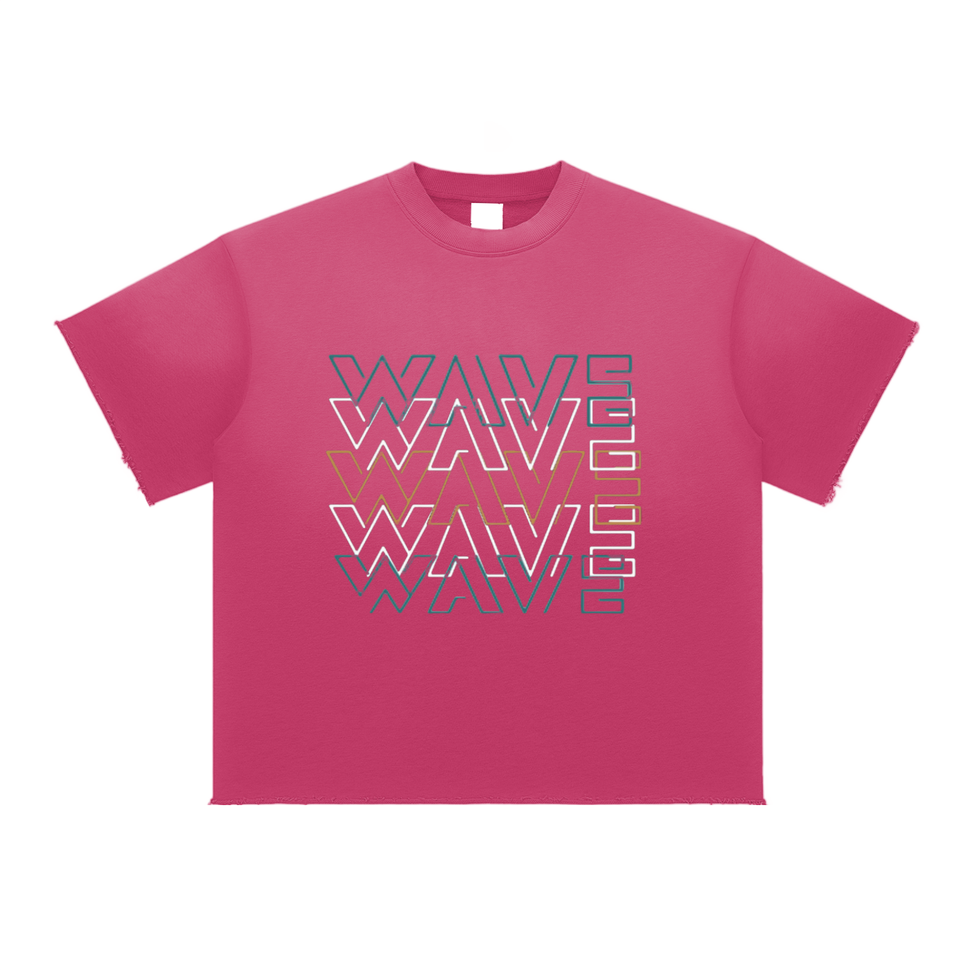 Sun Fade Raw Edge T-Shirt