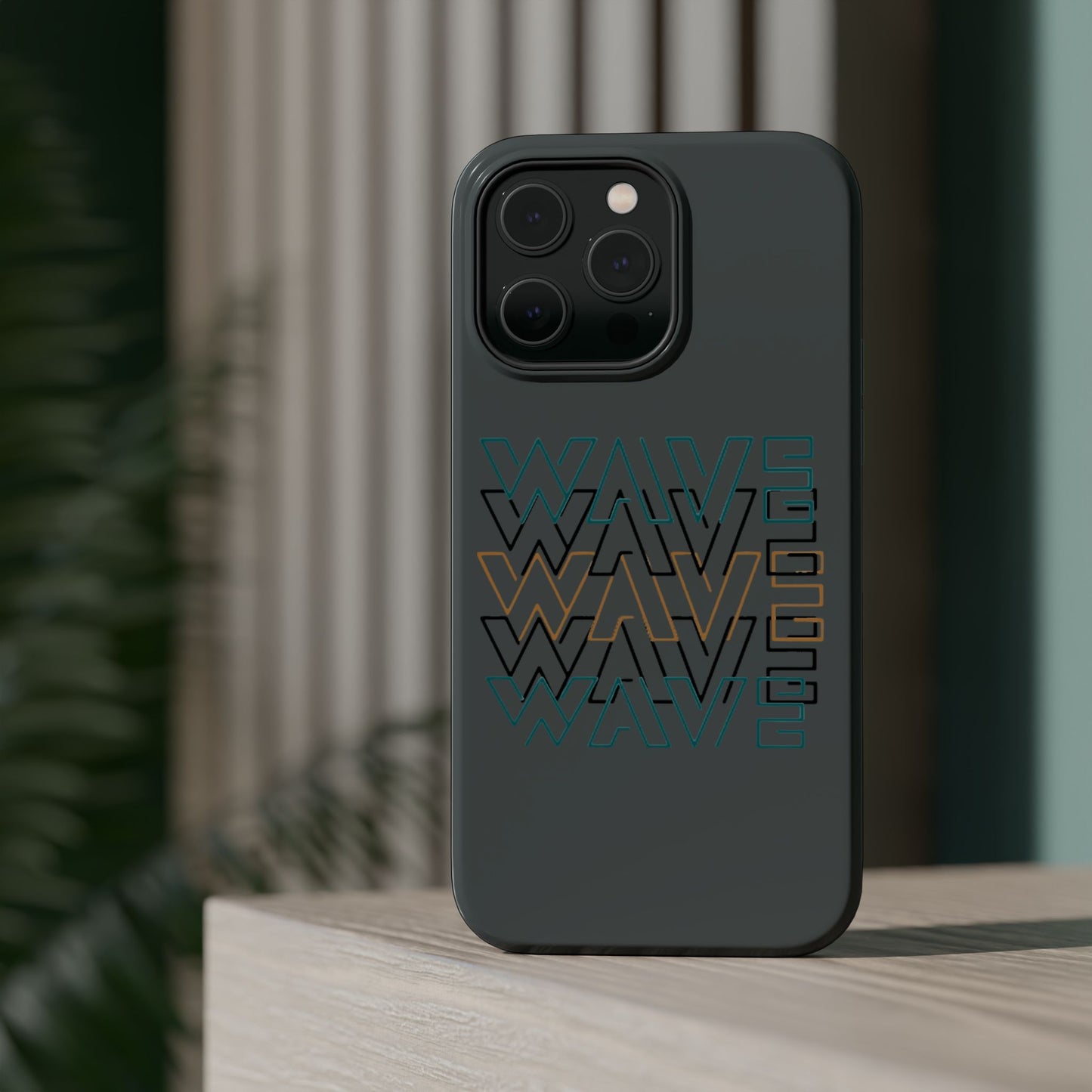 Stylish Magnetic Tough Cases | Wave Pattern Phone Case, Durable Phone Cover, Trendy Accessory for All Ages, Perfect Gift, Phone Protection