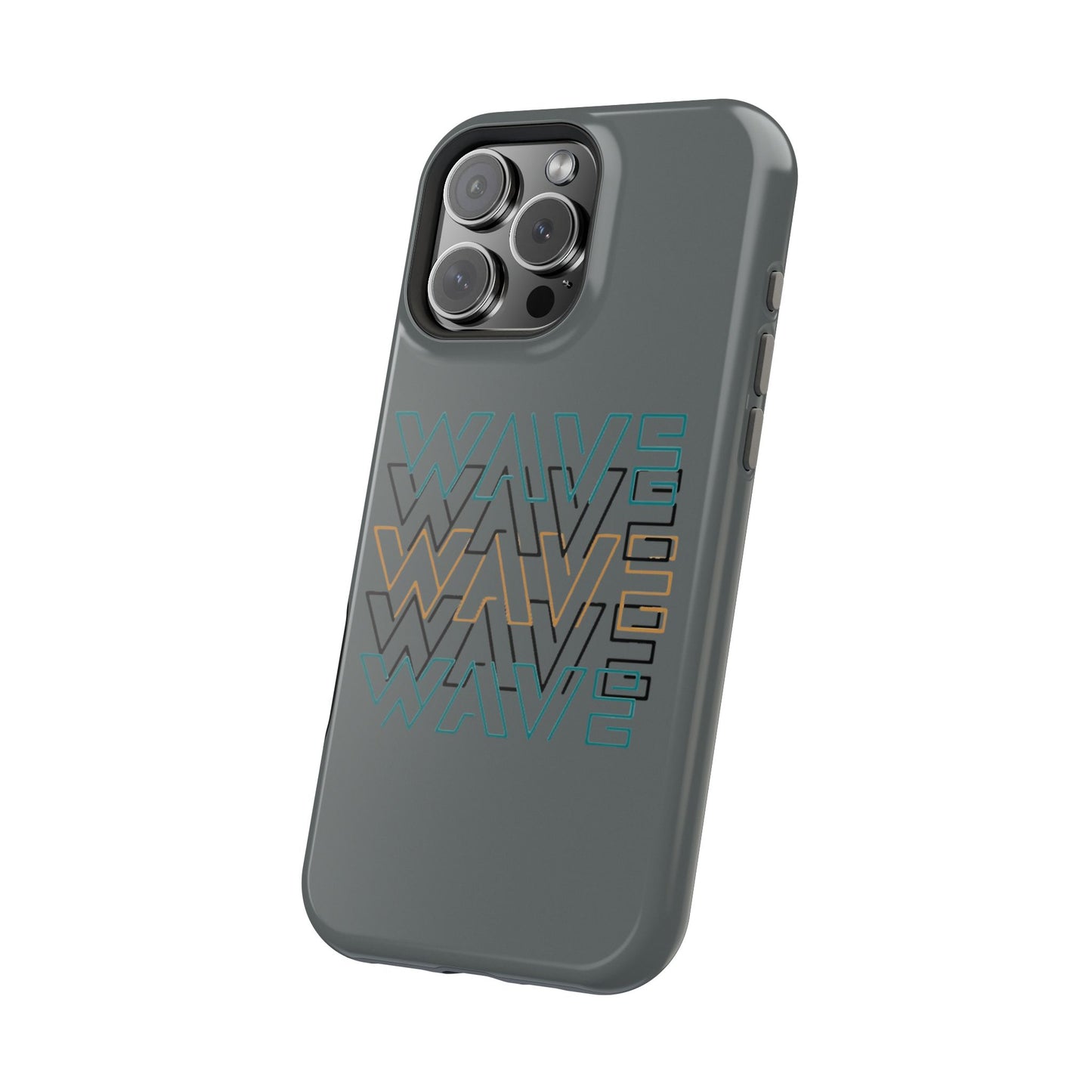 Stylish Magnetic Tough Cases | Wave Pattern Phone Case, Durable Phone Cover, Trendy Accessory for All Ages, Perfect Gift, Phone Protection