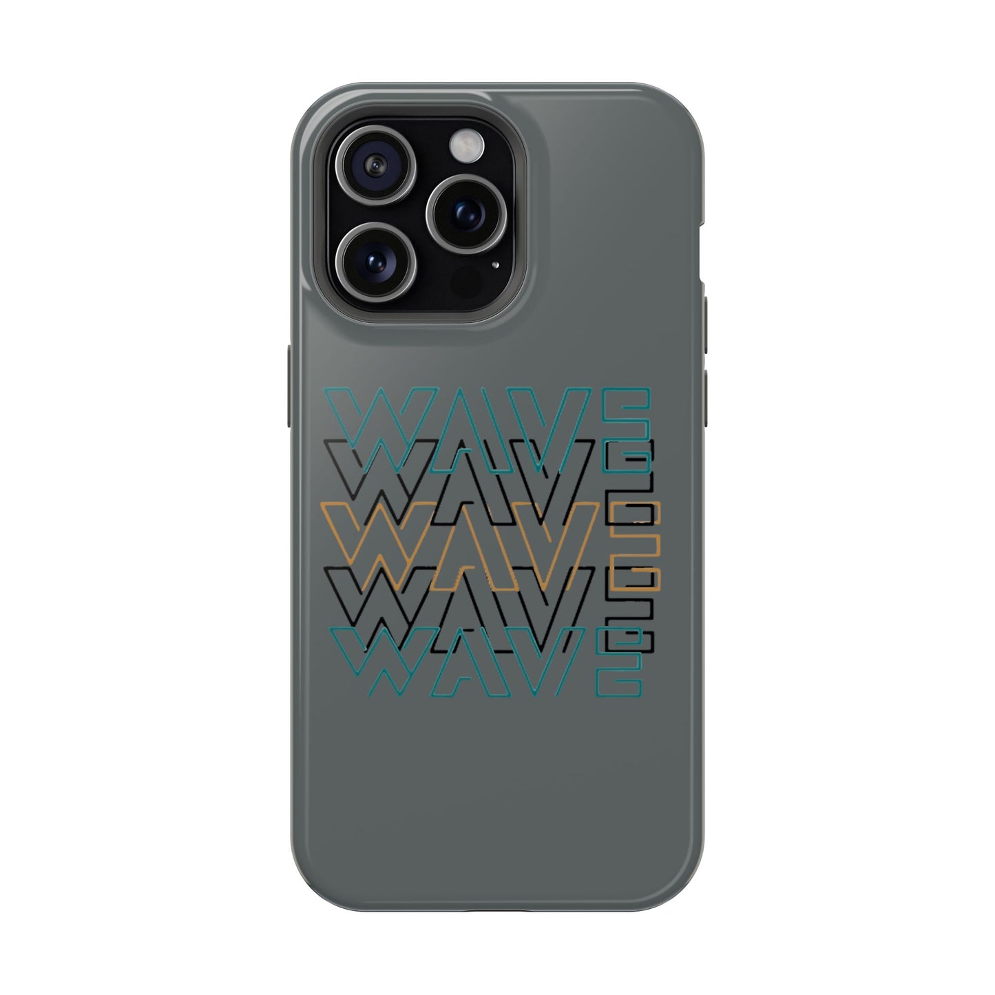Stylish Magnetic Tough Cases | Wave Pattern Phone Case, Durable Phone Cover, Trendy Accessory for All Ages, Perfect Gift, Phone Protection