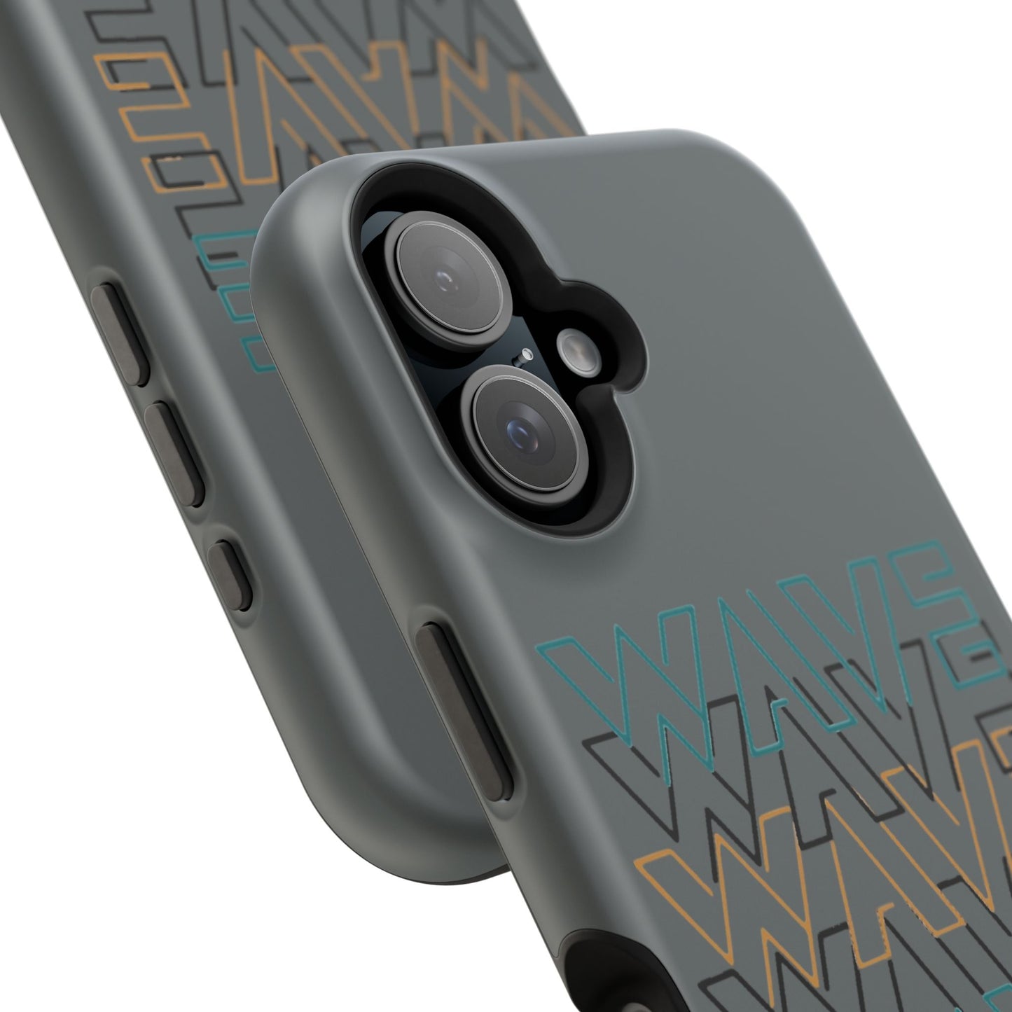 Stylish Magnetic Tough Cases | Wave Pattern Phone Case, Durable Phone Cover, Trendy Accessory for All Ages, Perfect Gift, Phone Protection