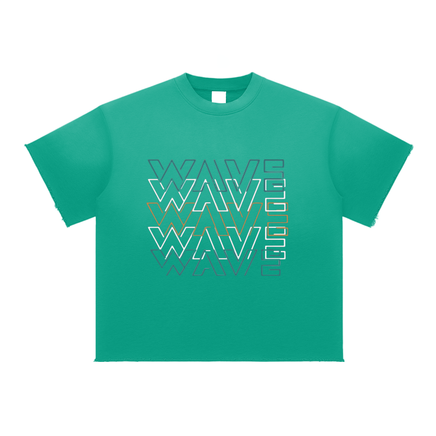 Sun Fade Raw Edge T-Shirt