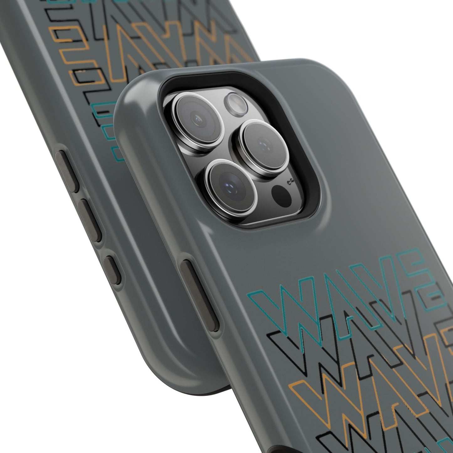 Stylish Magnetic Tough Cases | Wave Pattern Phone Case, Durable Phone Cover, Trendy Accessory for All Ages, Perfect Gift, Phone Protection